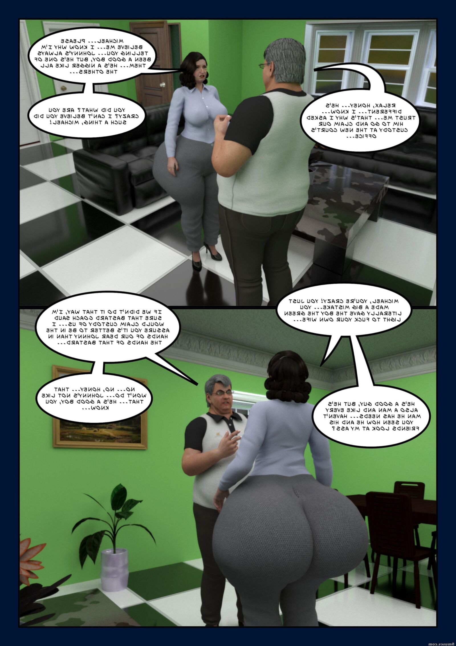 Interracial cartoon 