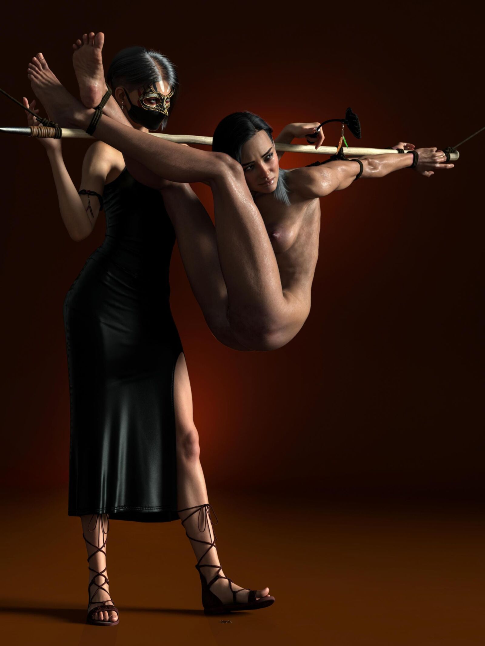 ¿Es este arte o no fantasías BDSM?
