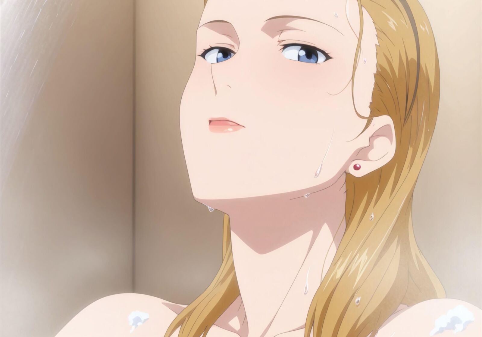 Misao Mitsuka in the shower [Ai Generated]