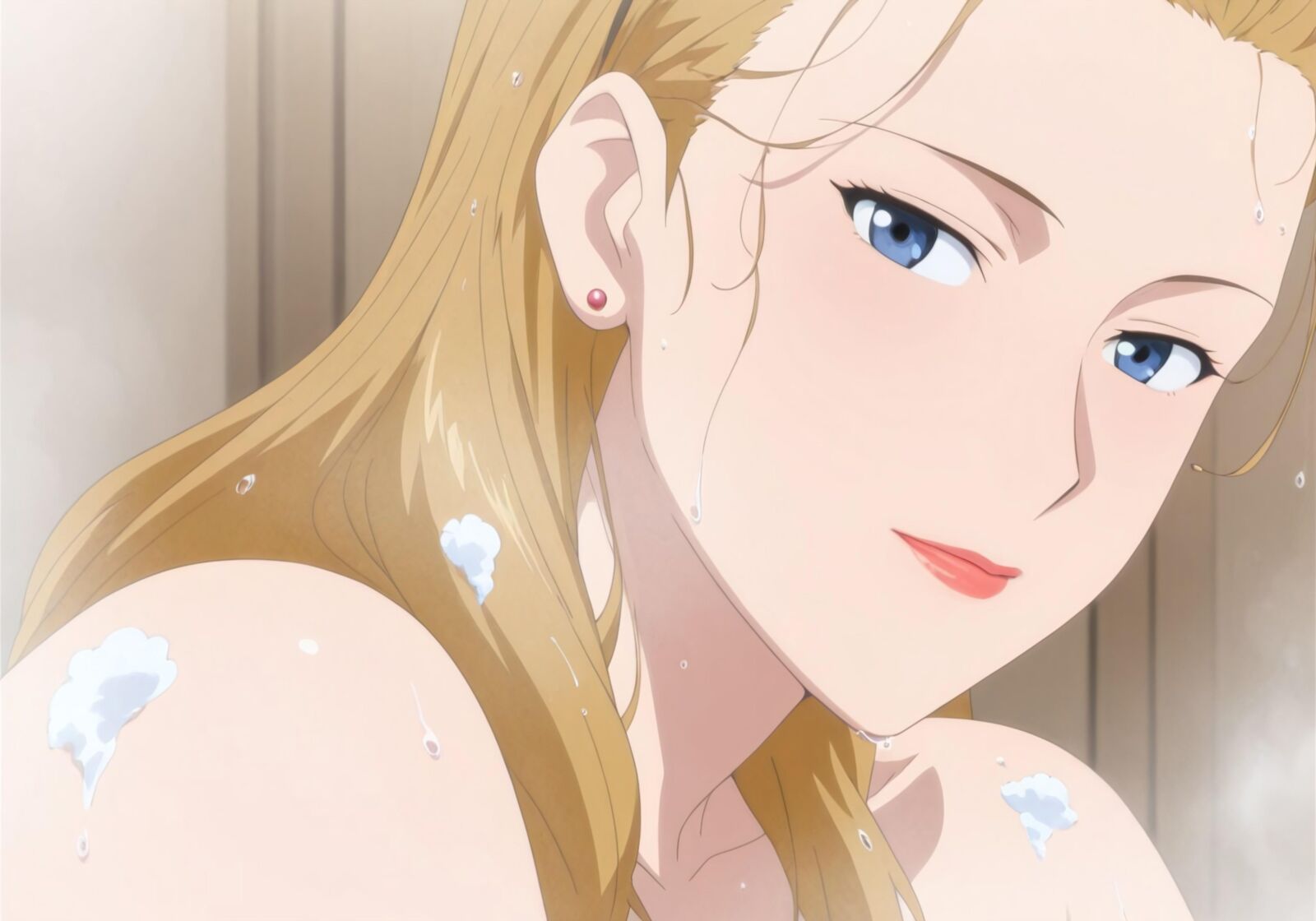 Misao Mitsuka in the shower [Ai Generated]
