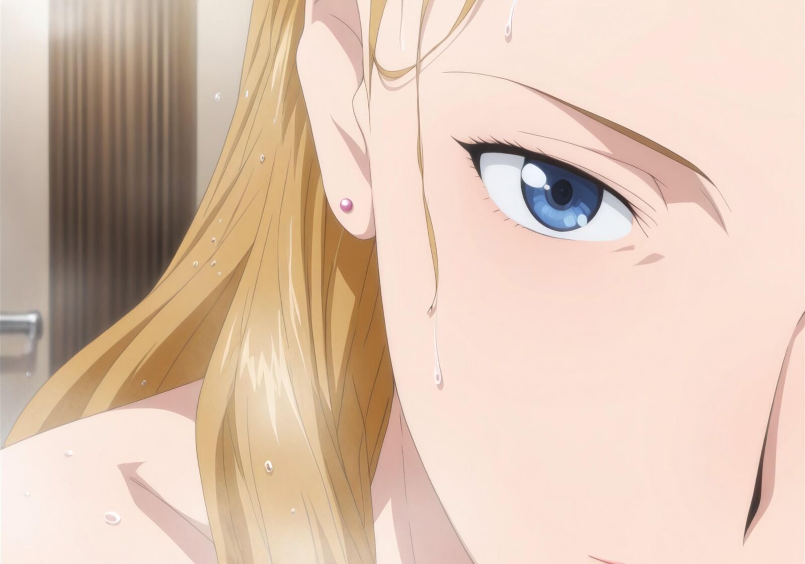 Misao Mitsuka in the shower [Ai Generated]