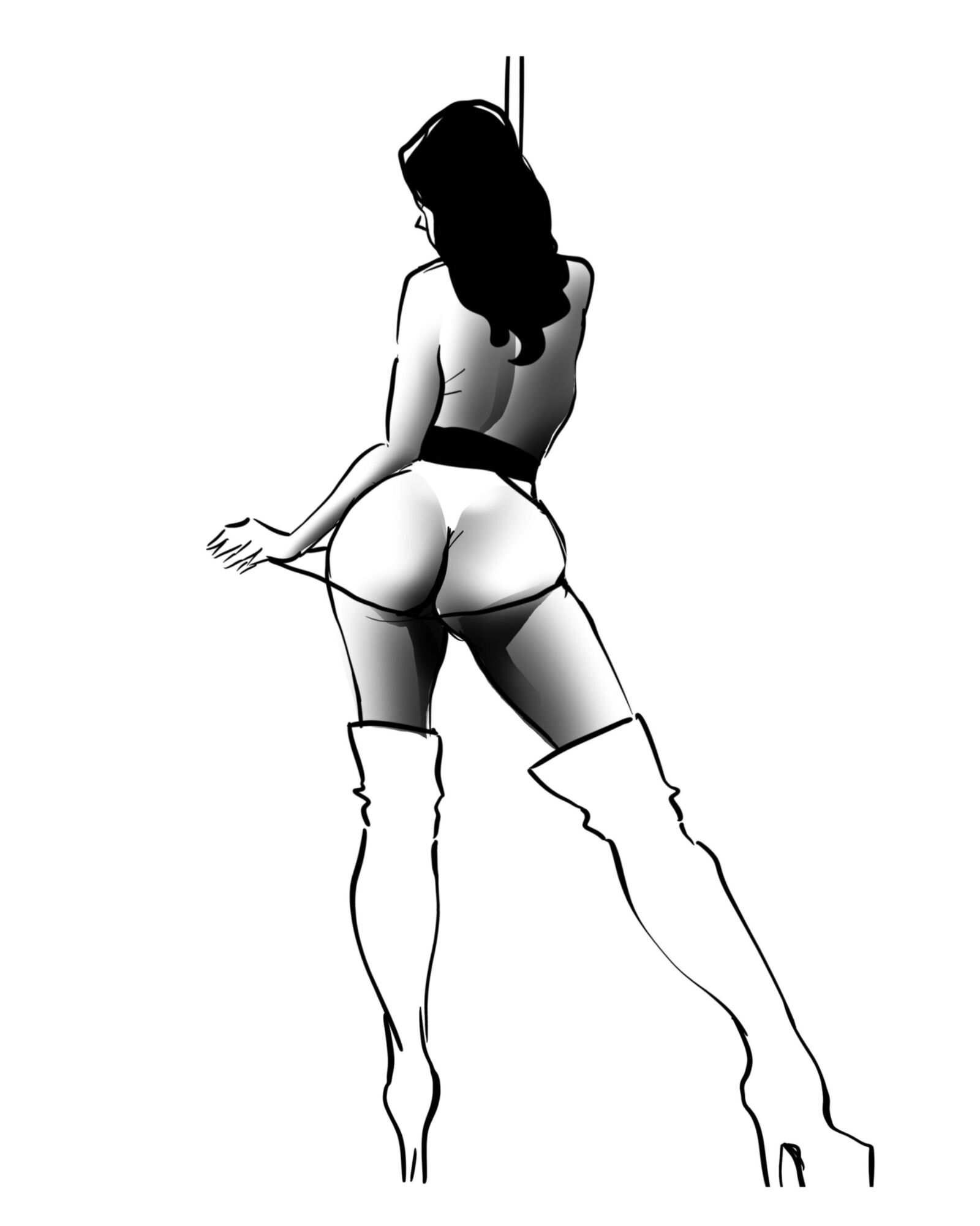 Erotic life drawing