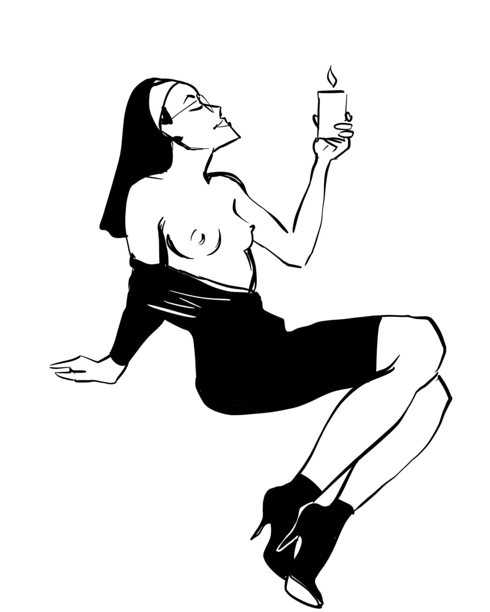 Erotic life drawing
