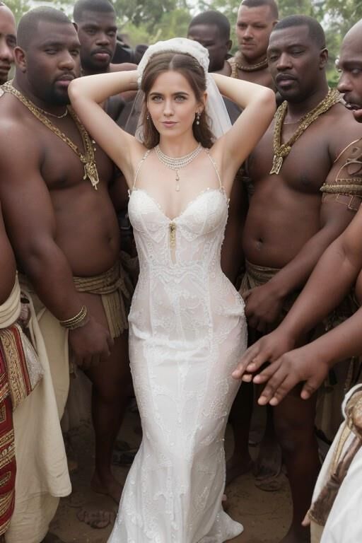 AI generated Interracial Brides 