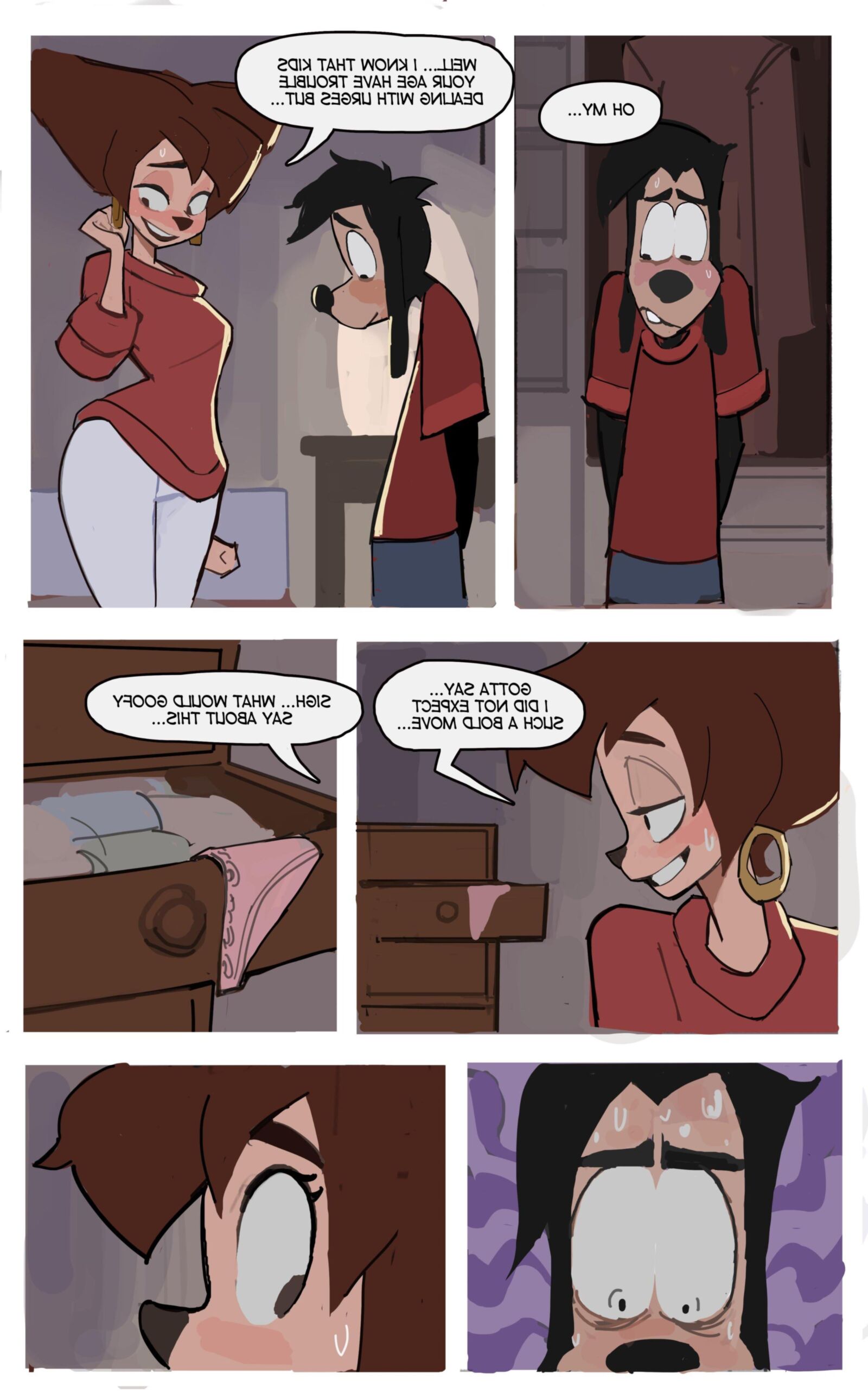 [Amugea] Peg X Max Caught (Goof Troop) (Ongoing)