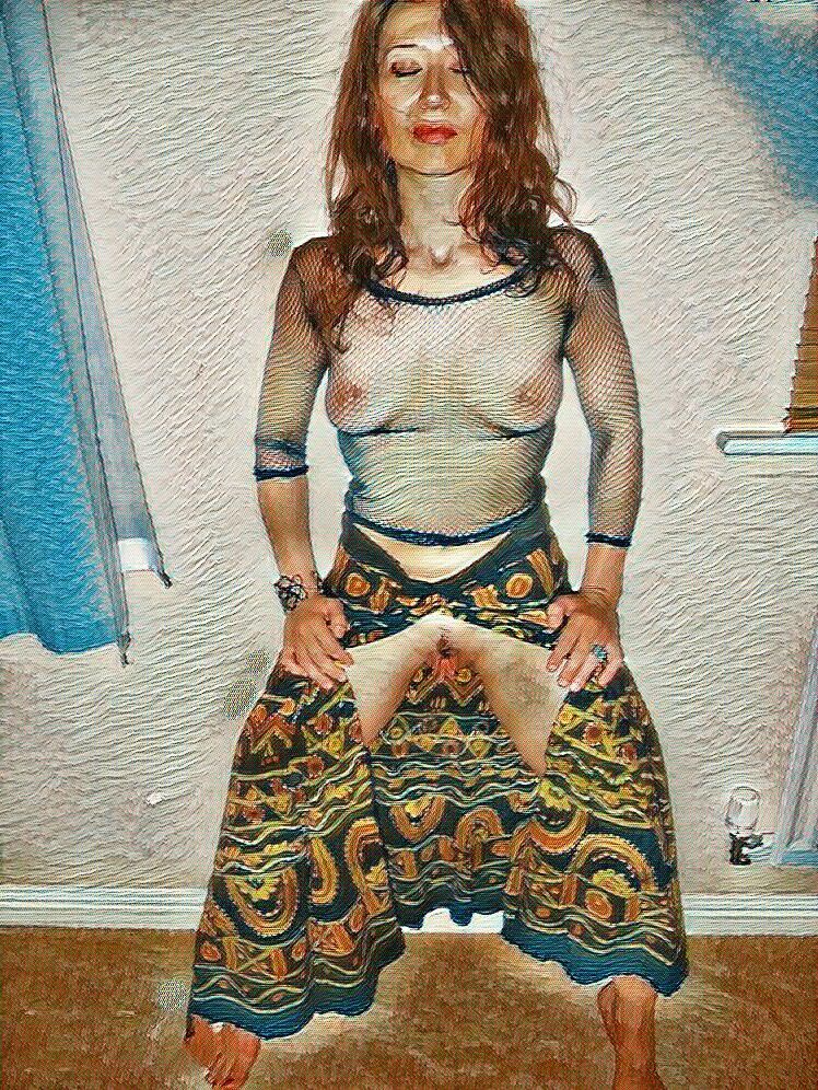 ホットポーズの女性を夢見ています