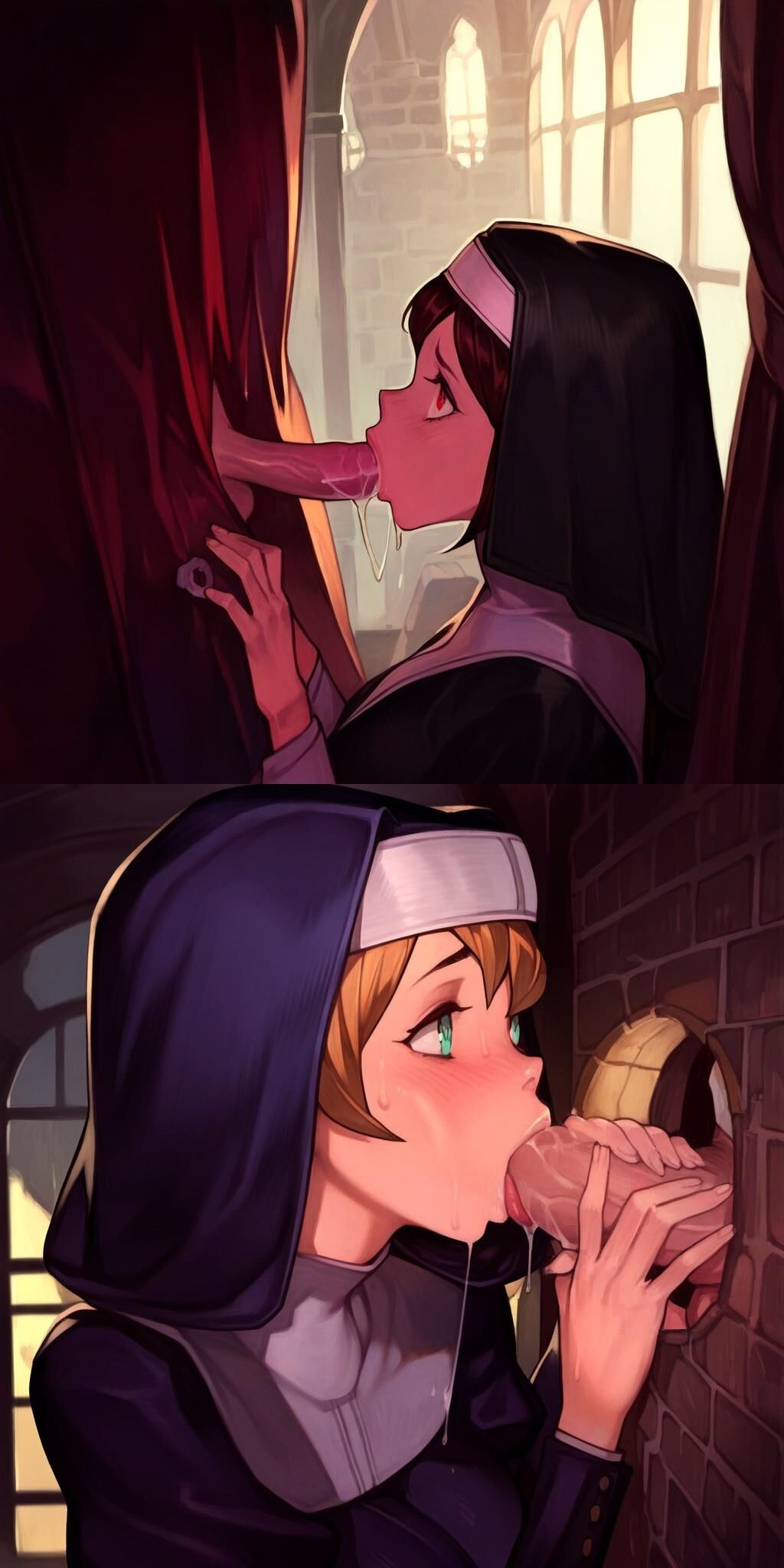 Sisterly Surrender: Nuns Getting Fucked in the Name of...