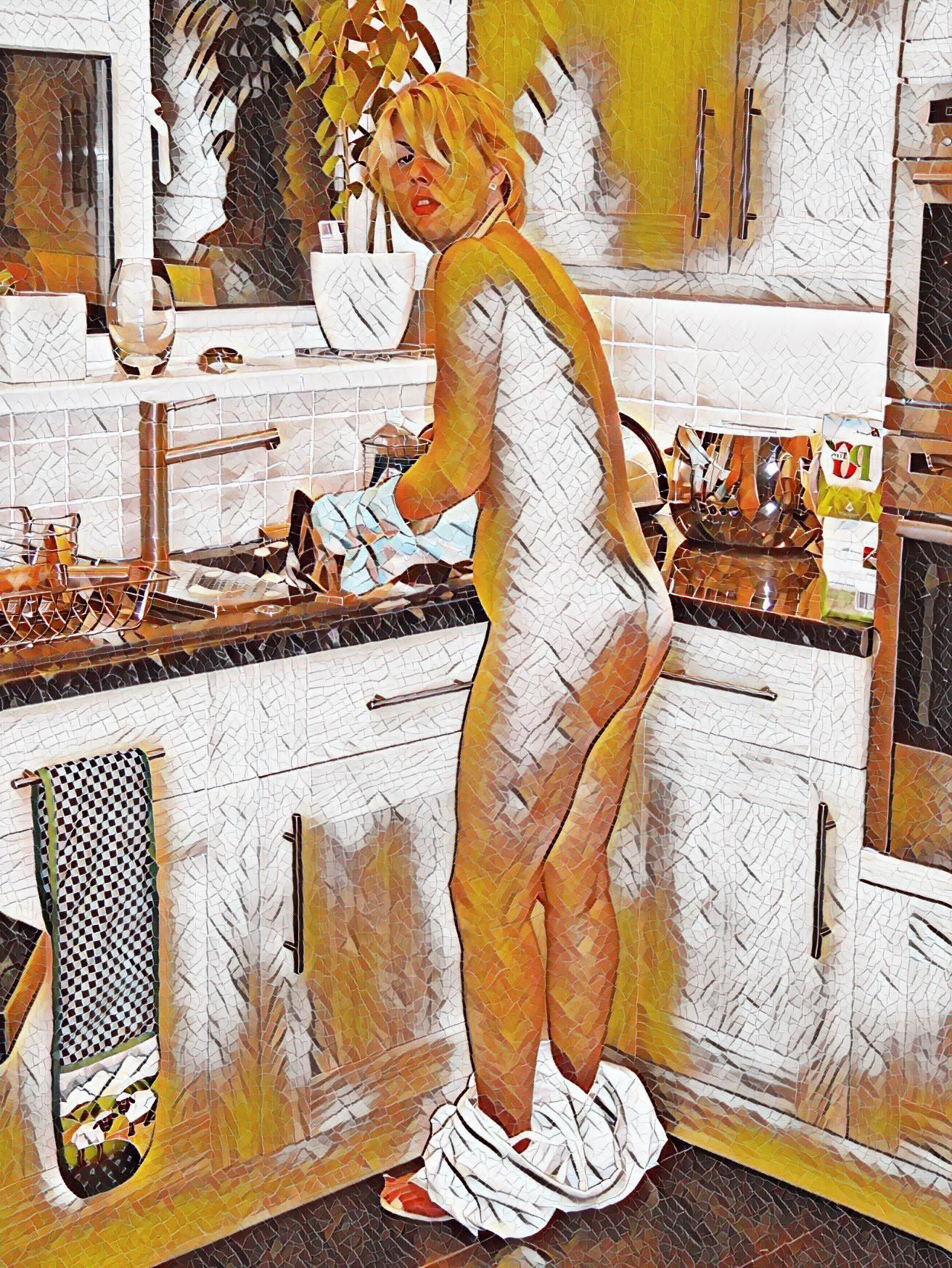 Hot ladies in the Kitchen#