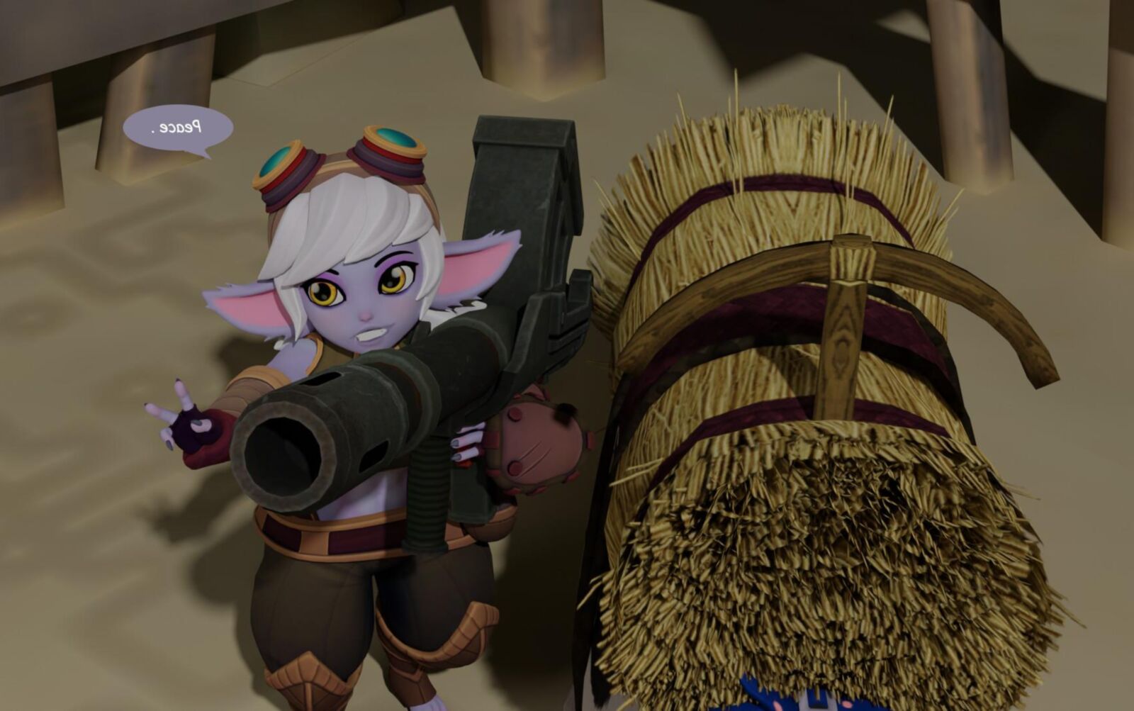 Darted Loot.. (short story/cartoon/lesbian/sleepy)