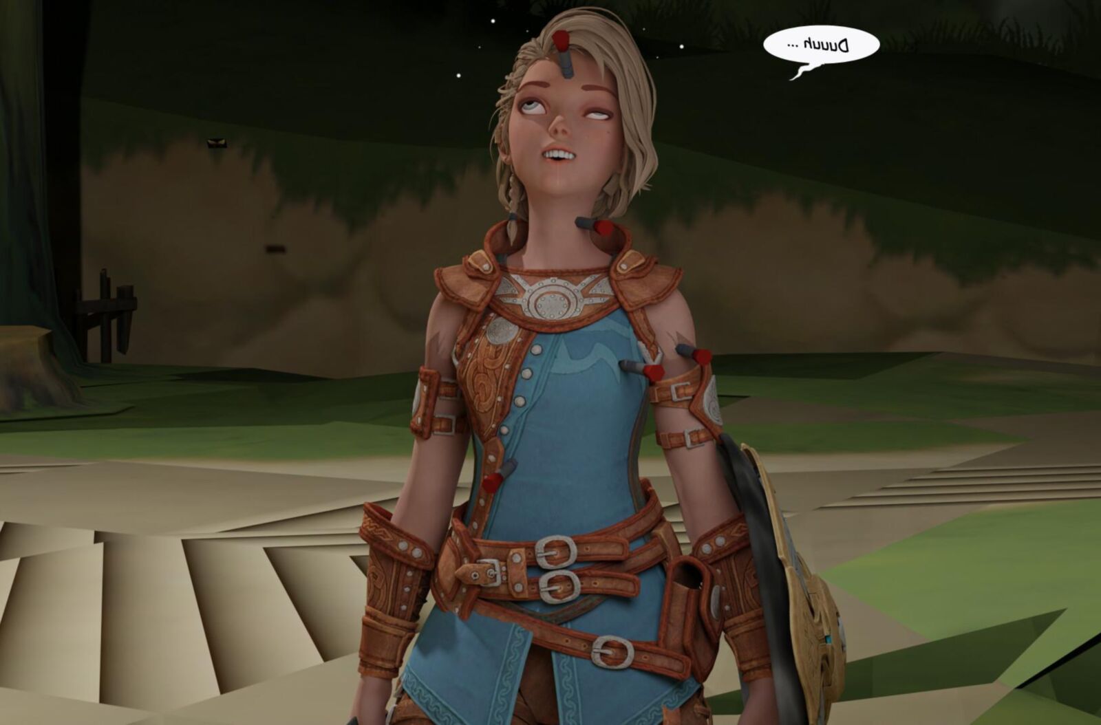 Darted Loot.. (short story/cartoon/lesbian/sleepy)