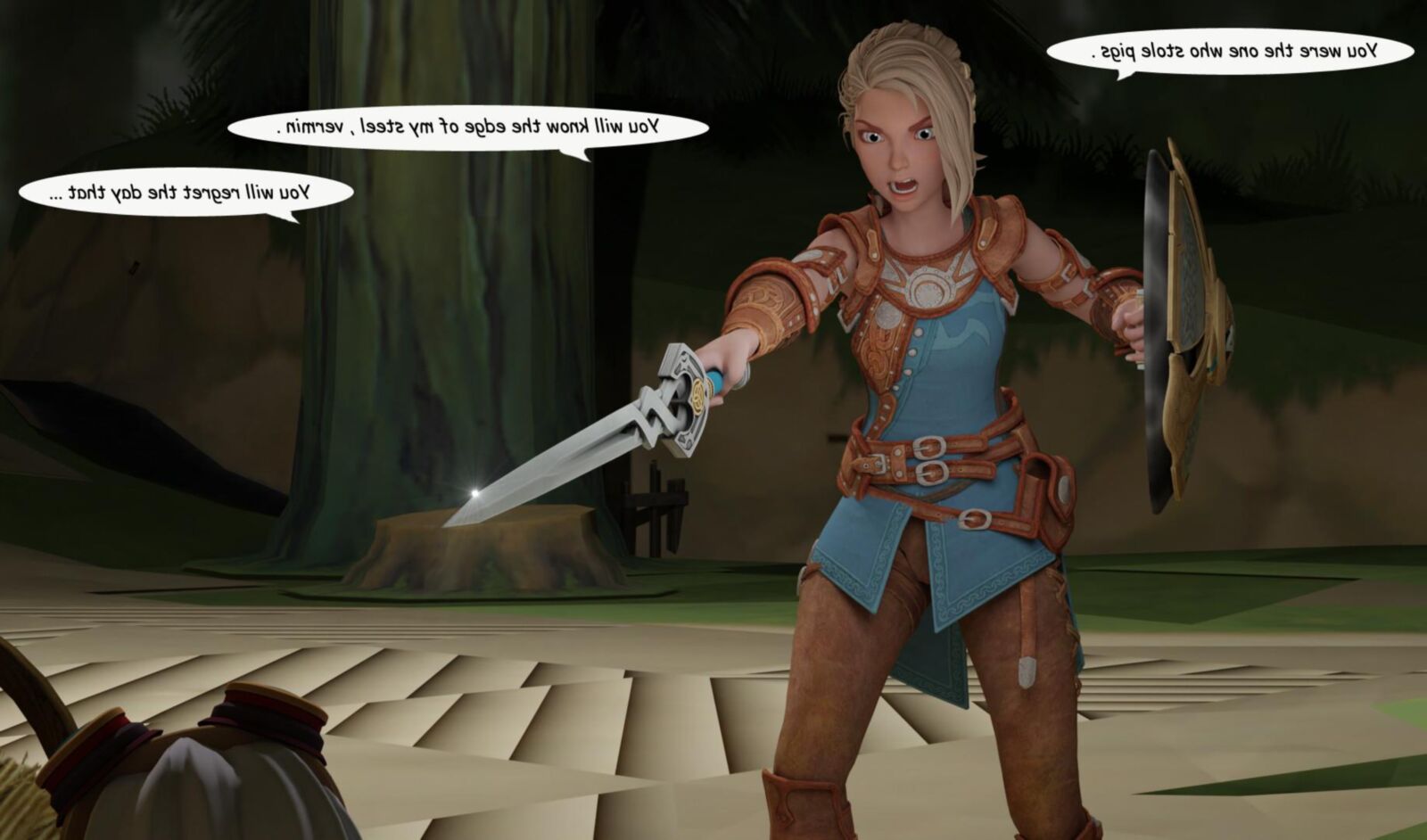Darted Loot.. (short story/cartoon/lesbian/sleepy)