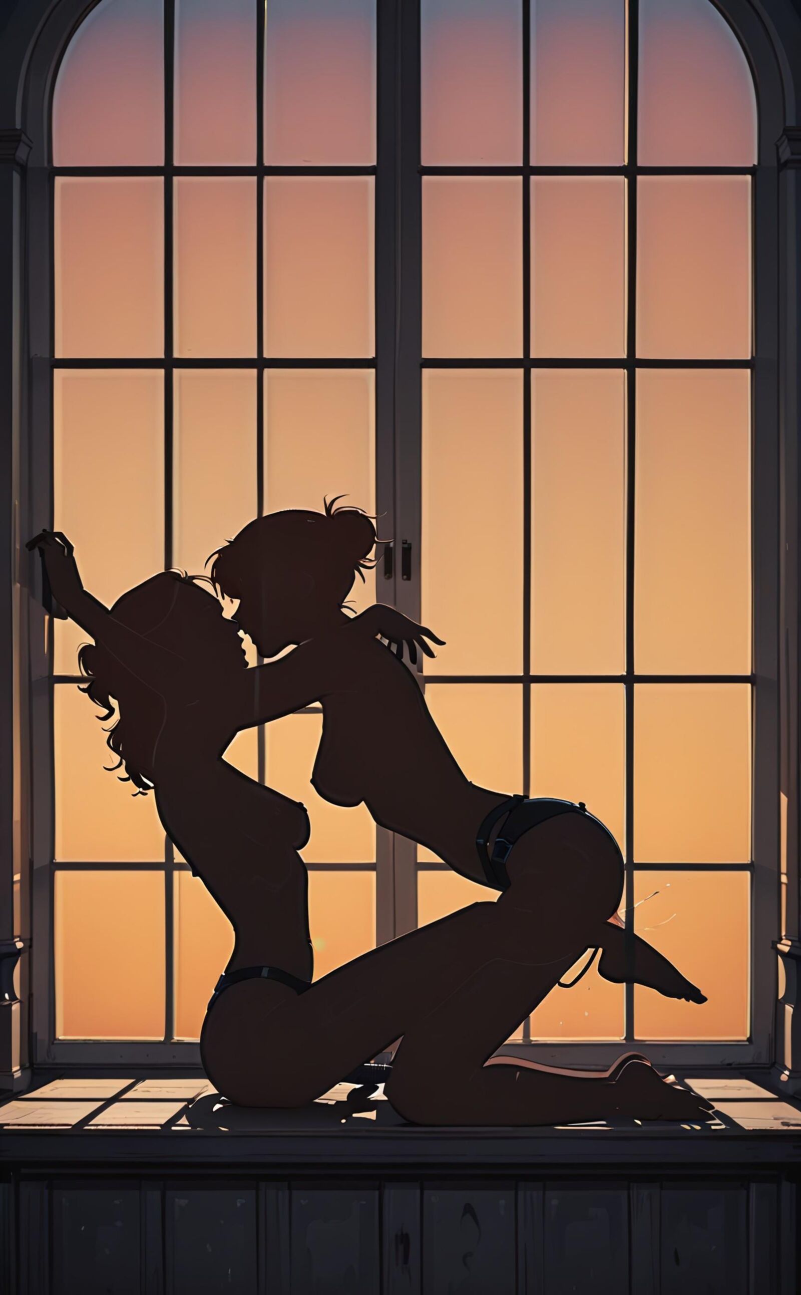 silhouette love