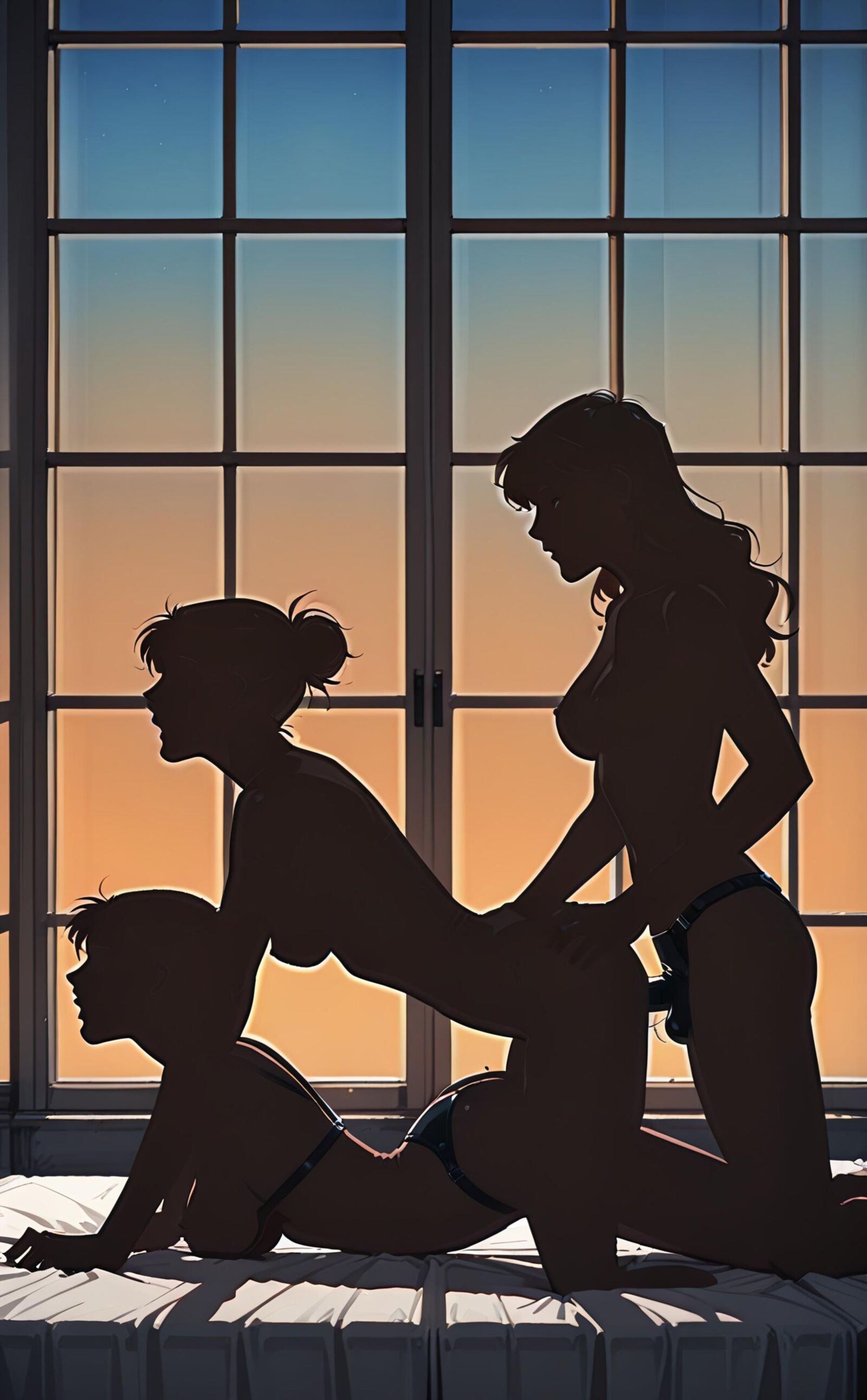 silhouette love
