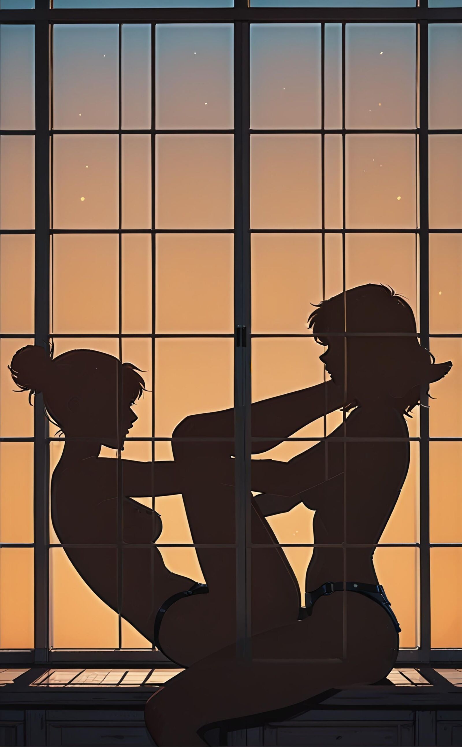 silhouette love