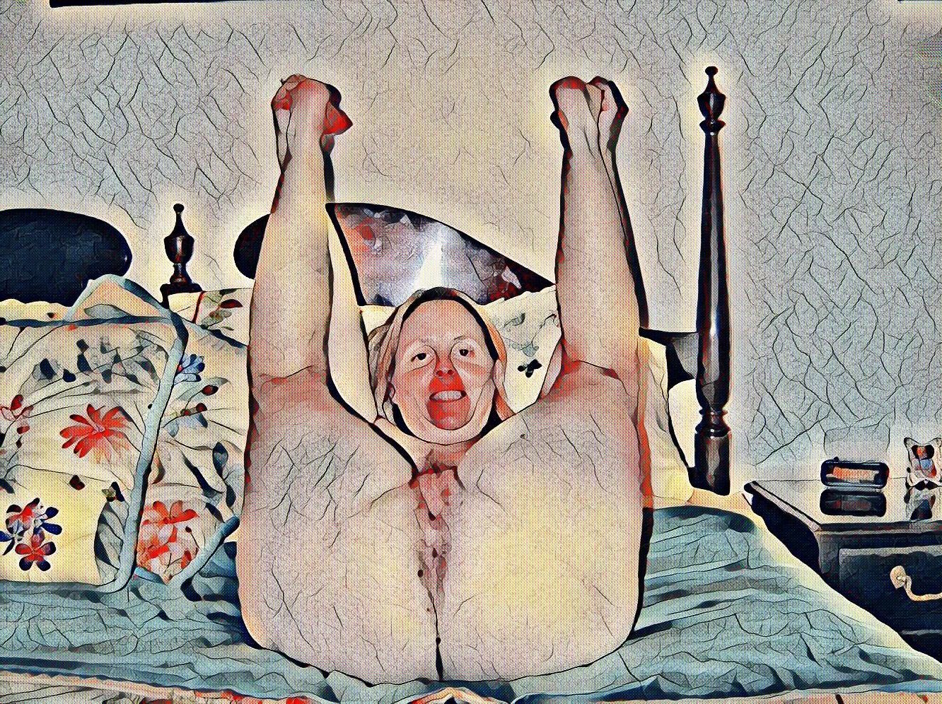 horny girls with their legs up#