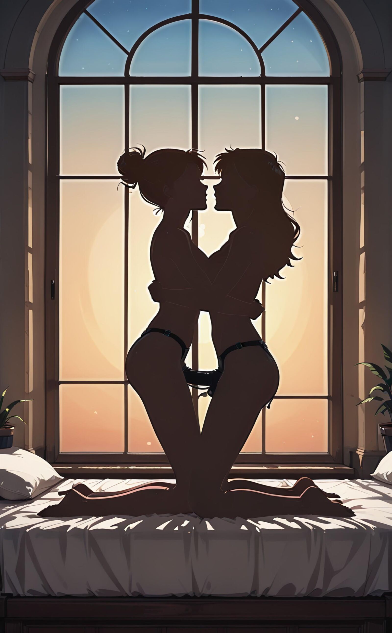 silhouette love