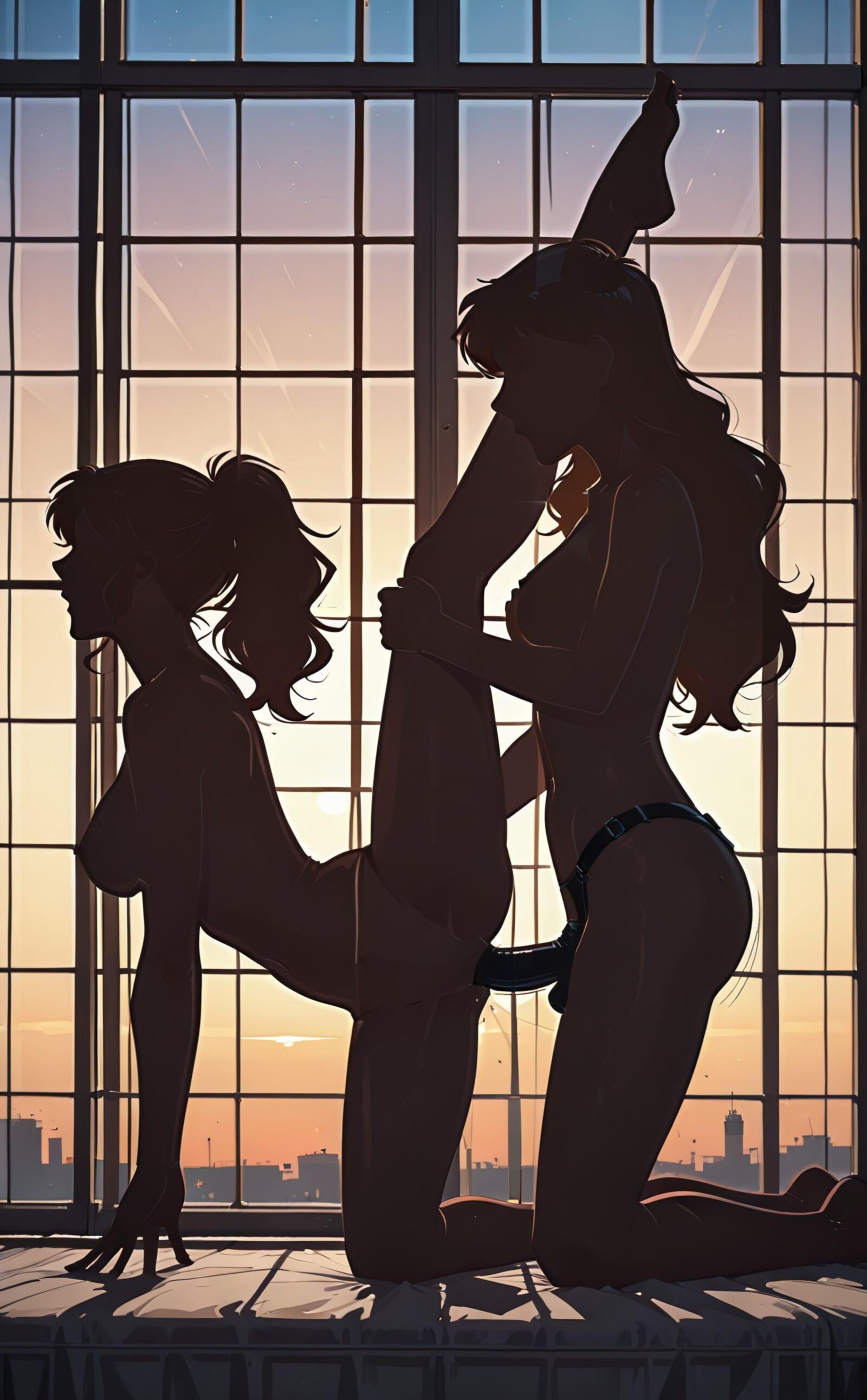 silhouette love