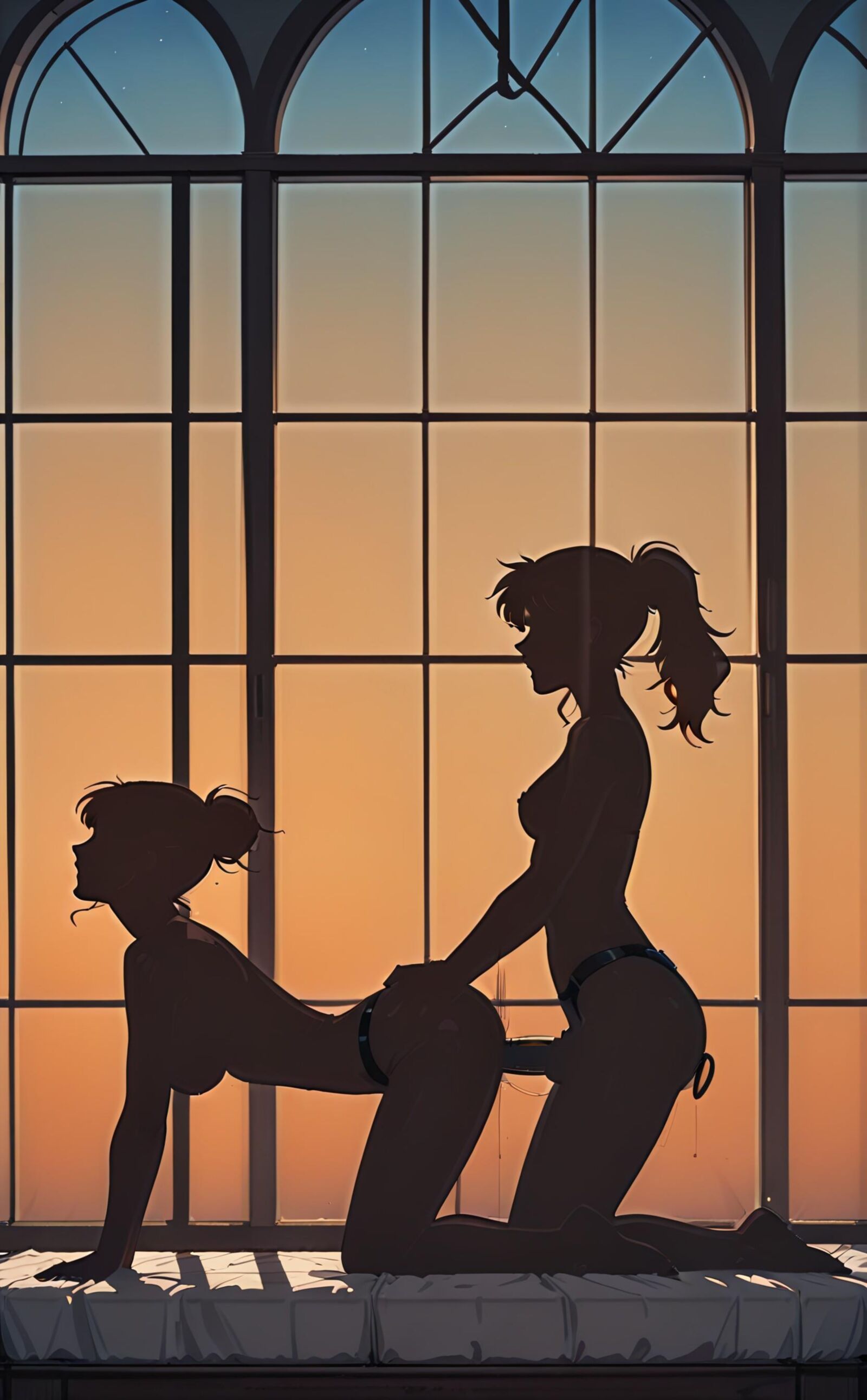 silhouette love