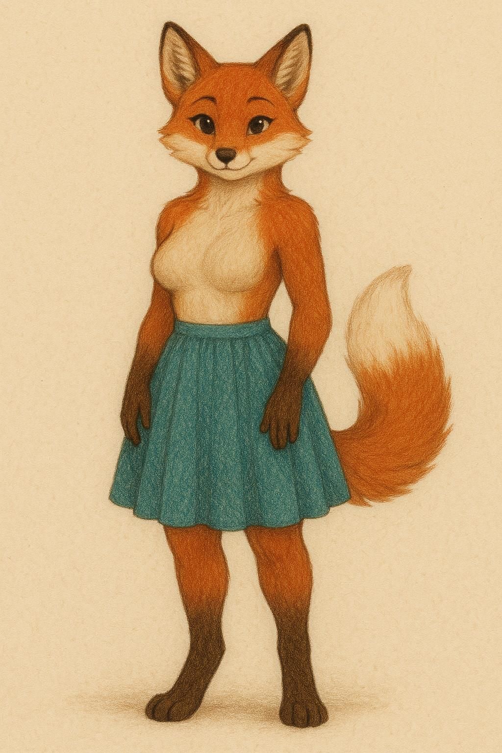 AI foxes vixens having fun