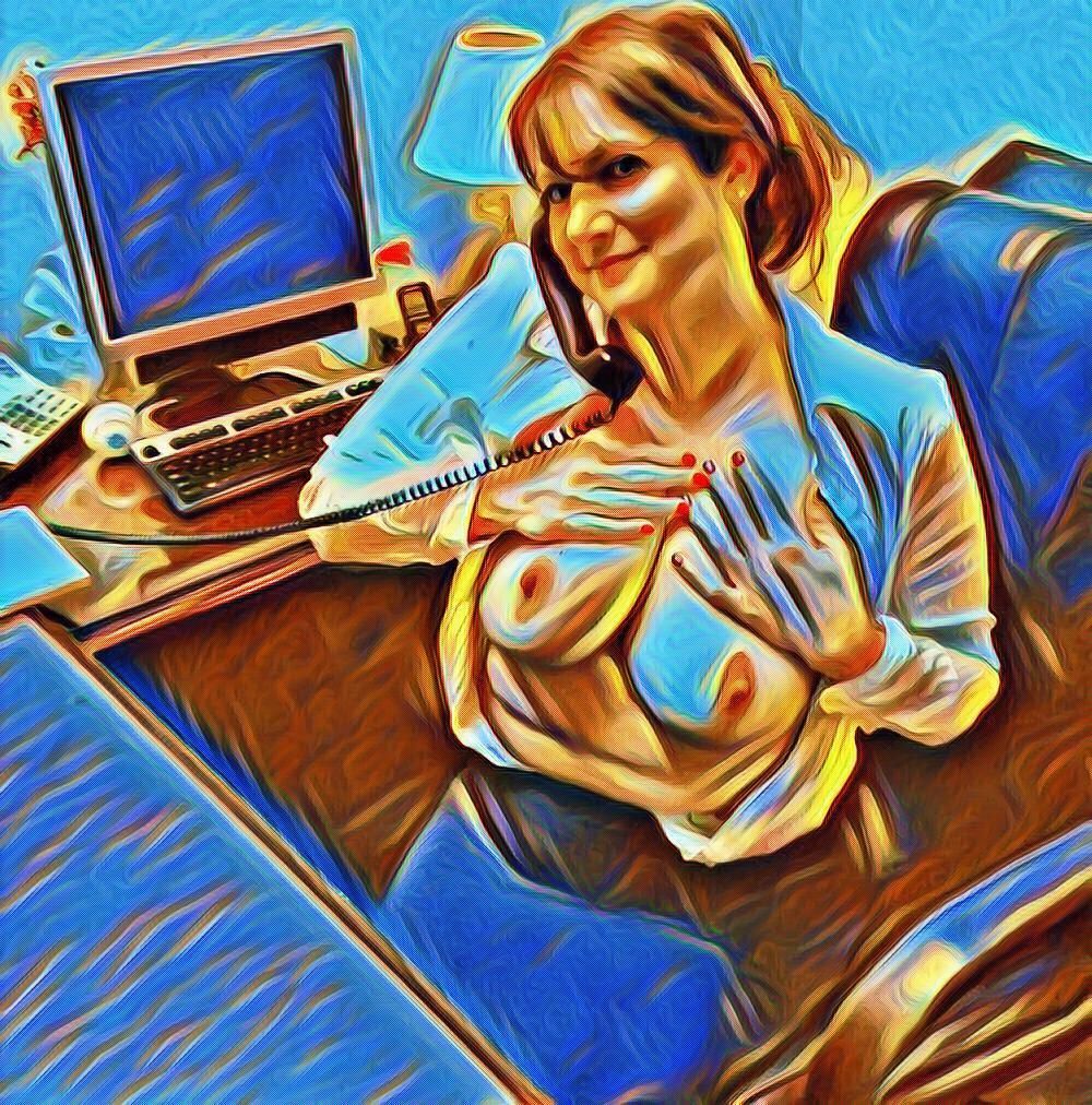 Hot Day in the Office#