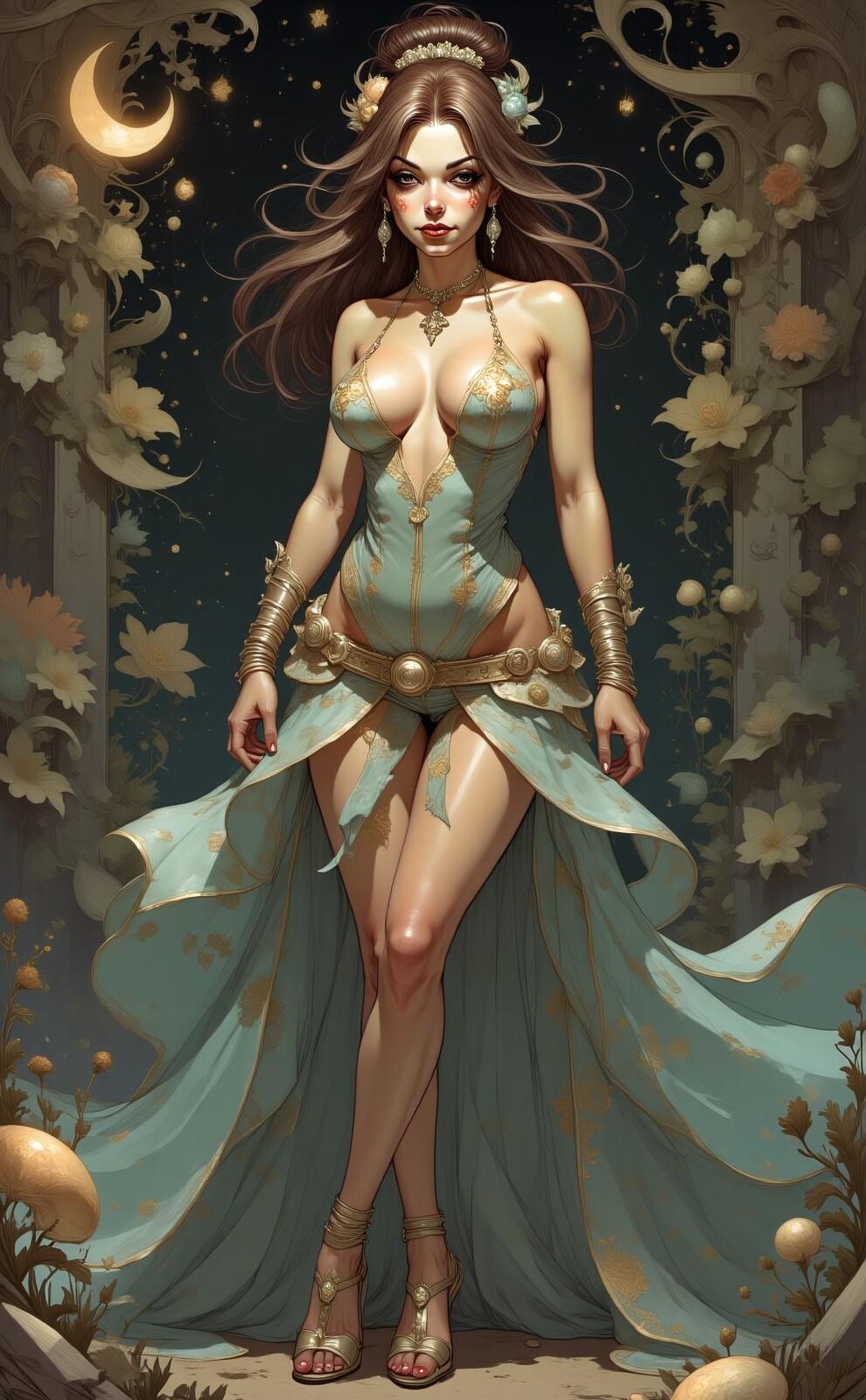 Enchanted gown