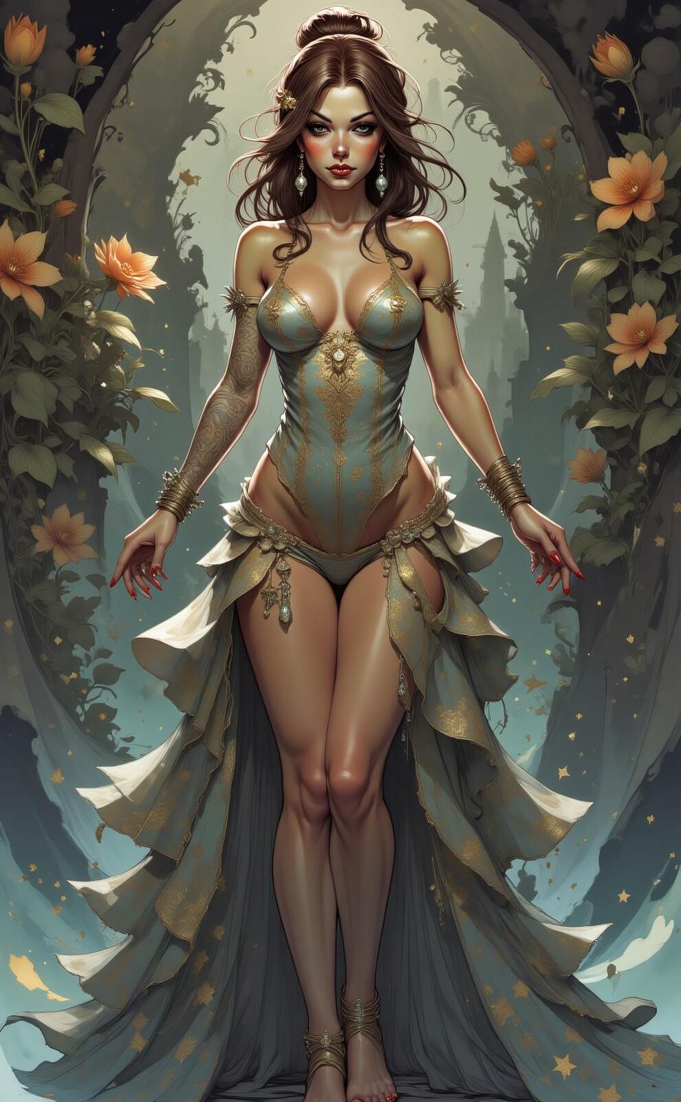 Enchanted gown