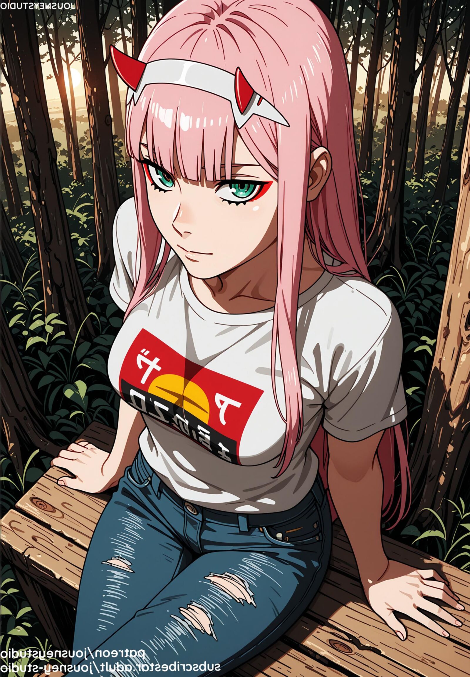 Zéro deux chéries dans le Franxx