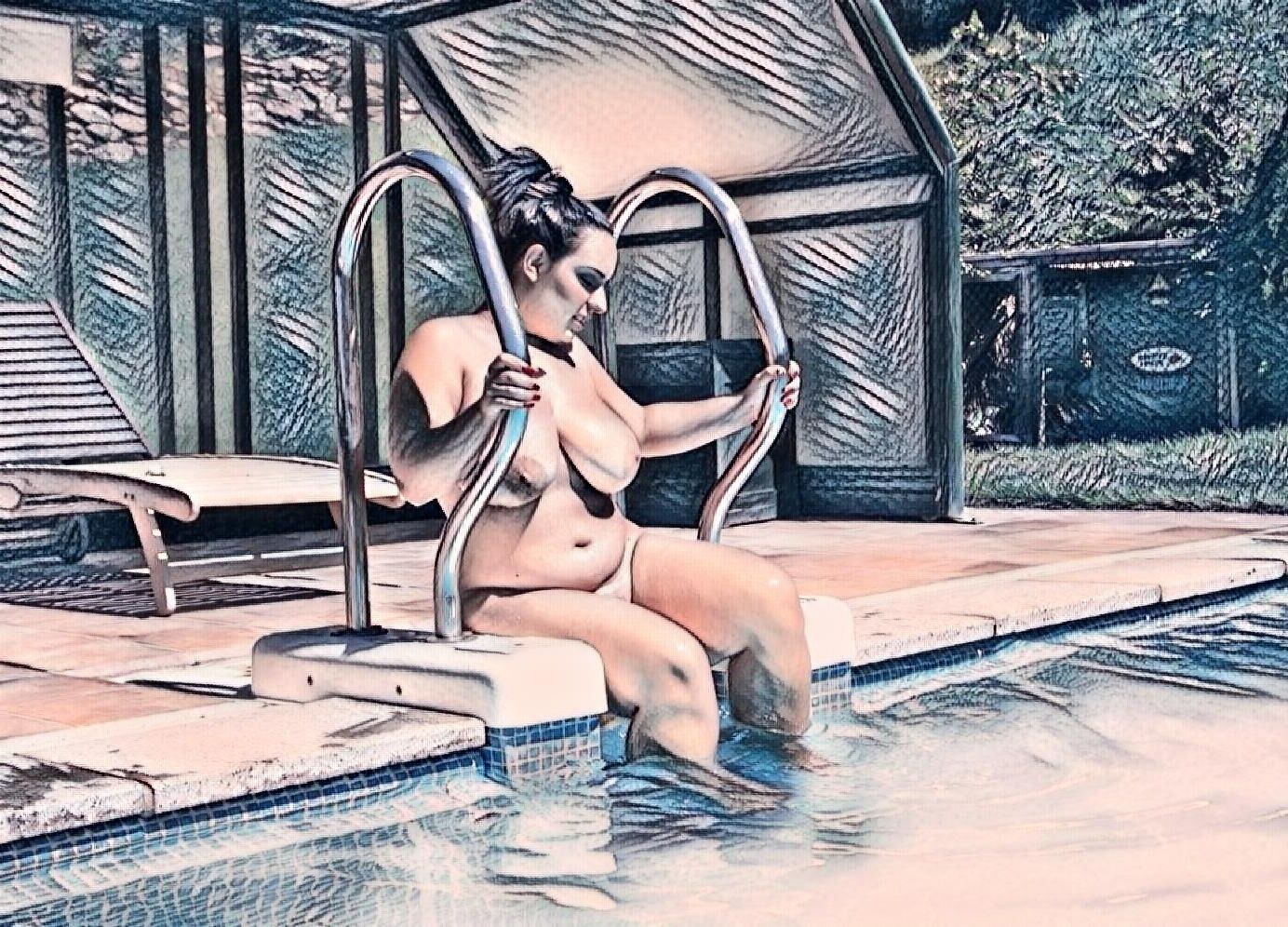 Liebe sexy poolgirls