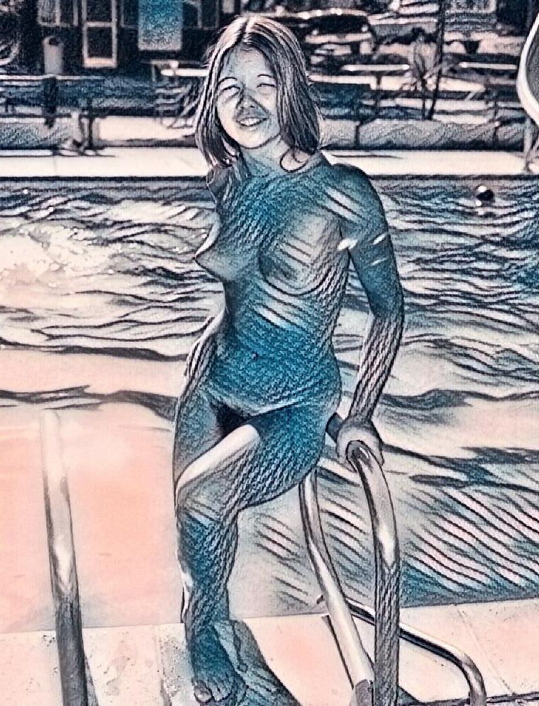 Liebe sexy poolgirls