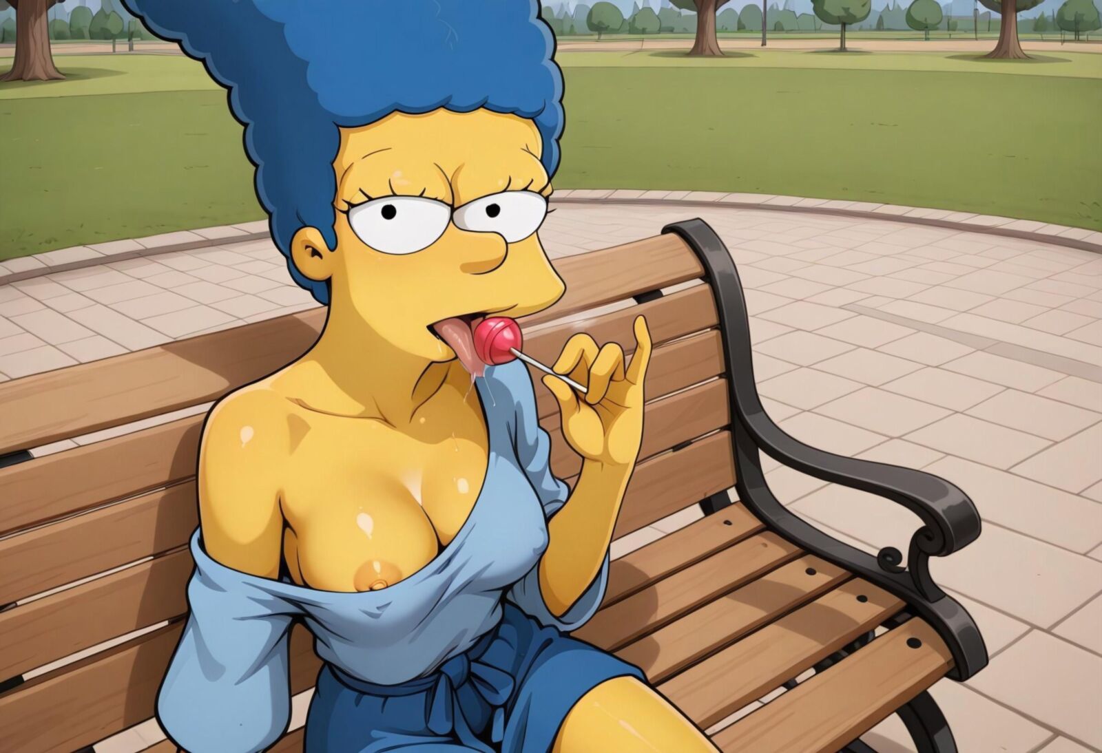 Marge Simpson und Freunde