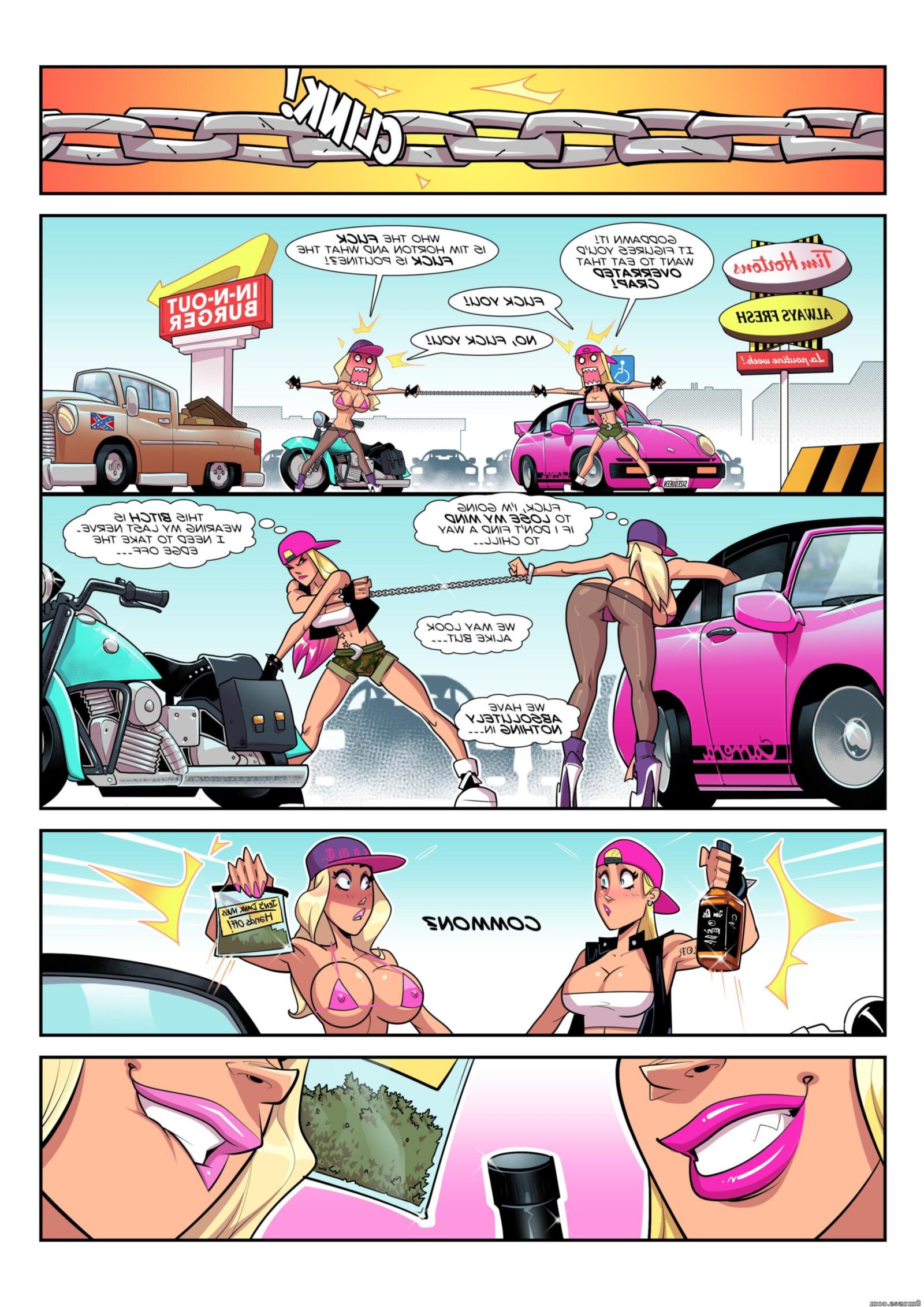 Jen et Amber ne s'entendent pas