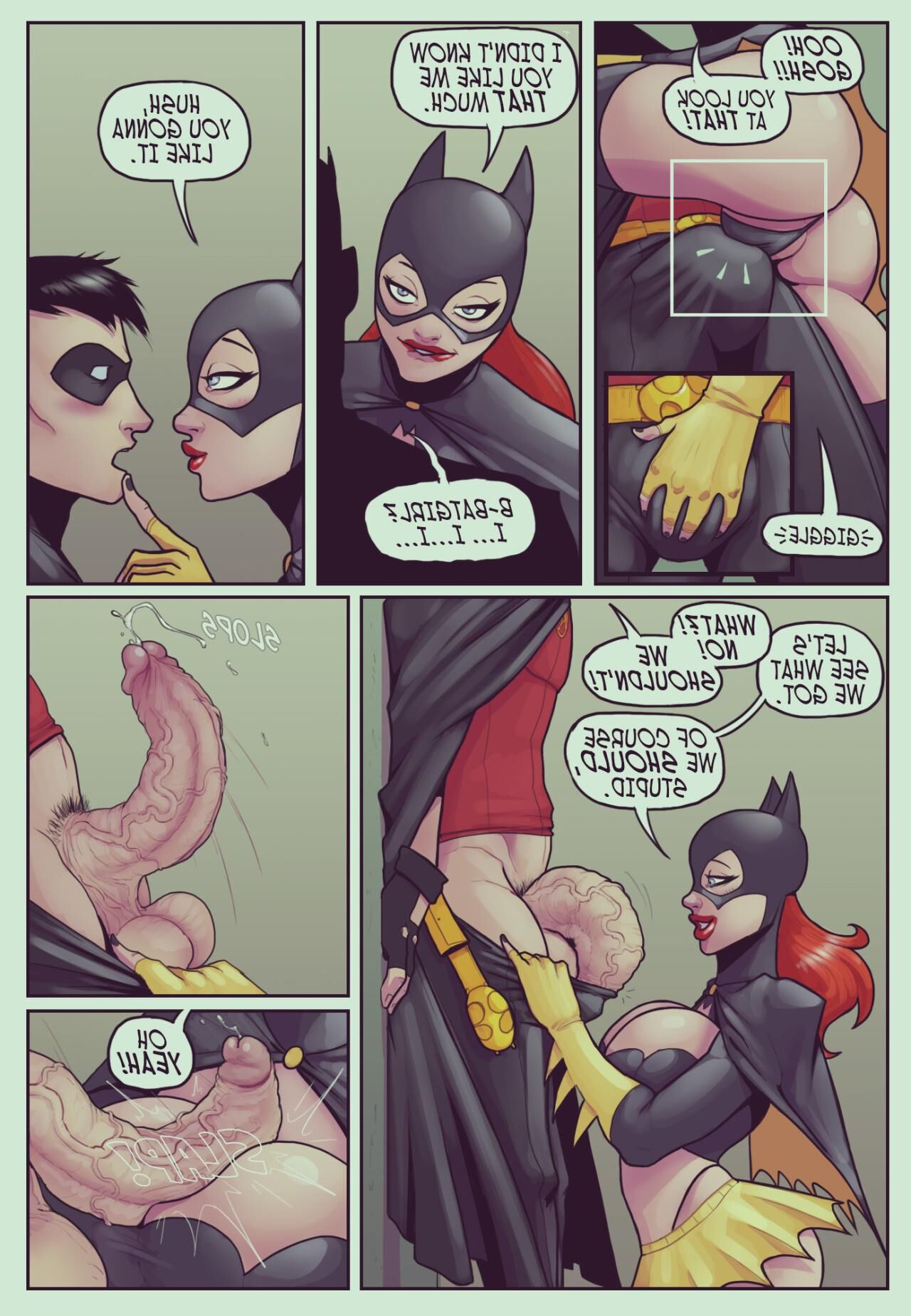 Порно комиксы Batgirl любит Робин