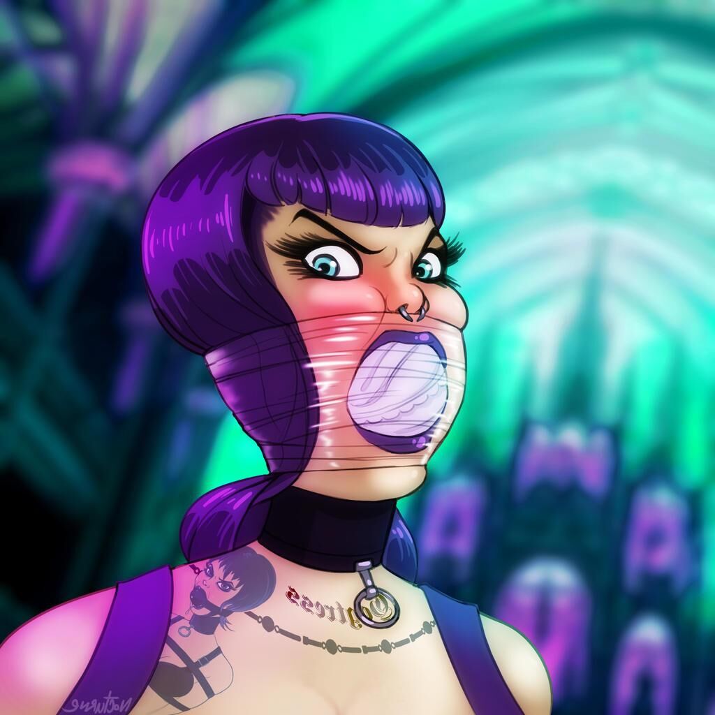 Bondage Cartoon & D women in BDSM troubles 