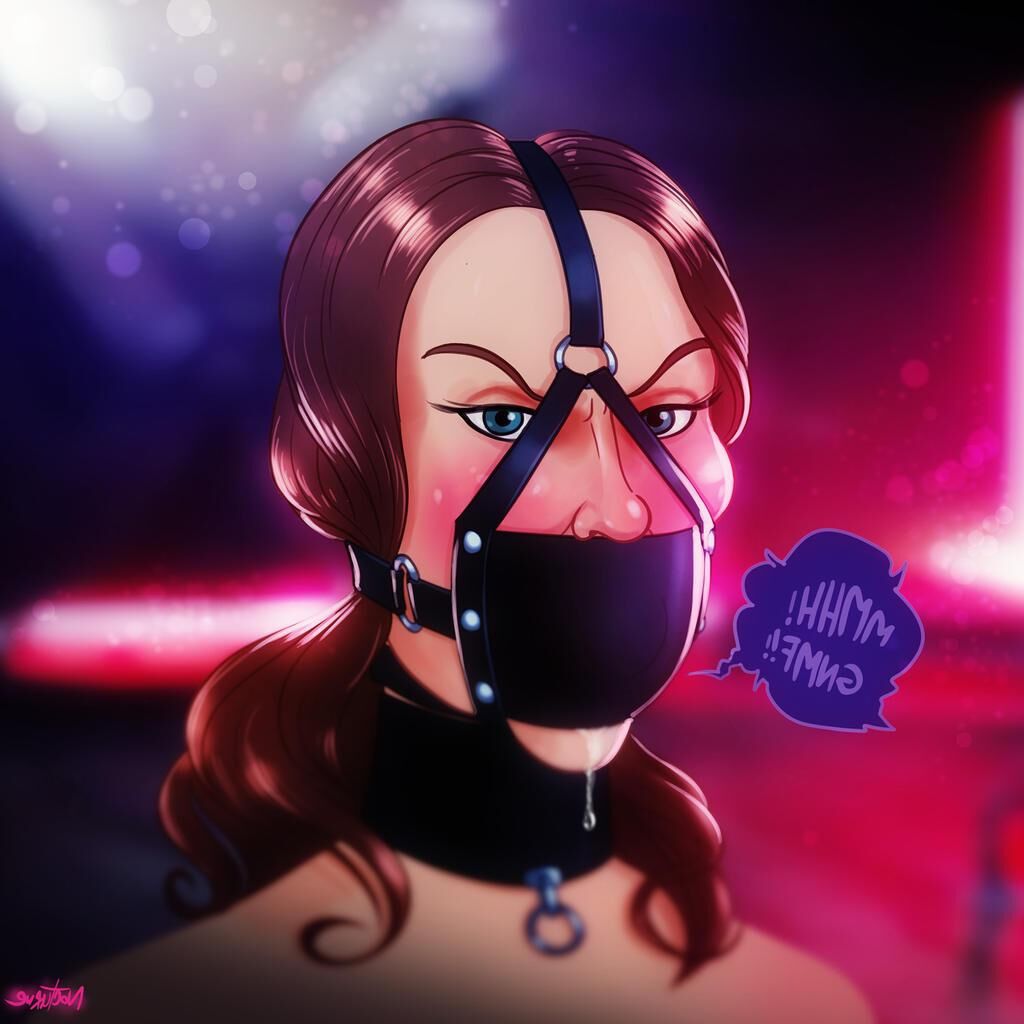 Bondage Cartoon & D women in BDSM troubles 