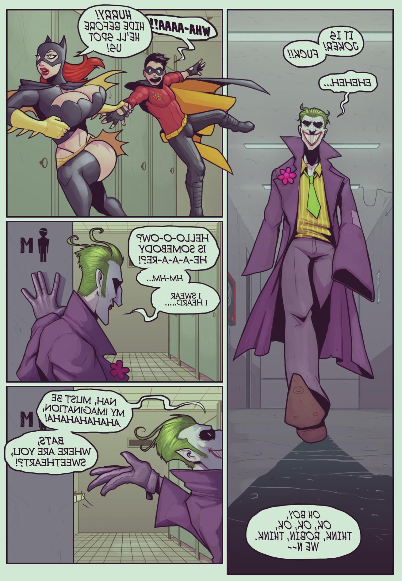 Порно комиксы Batgirl любит Робин