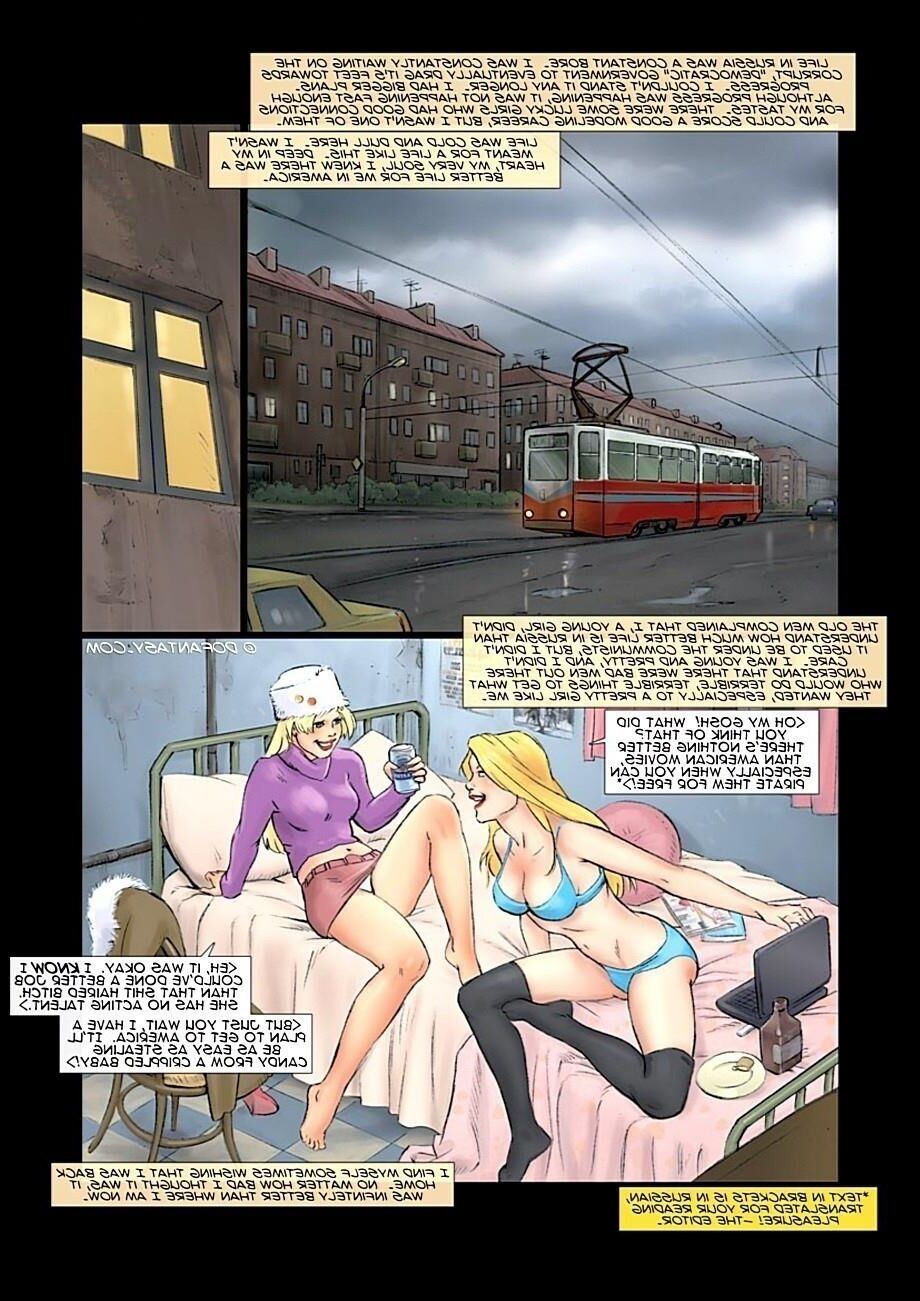 La femme russe partie