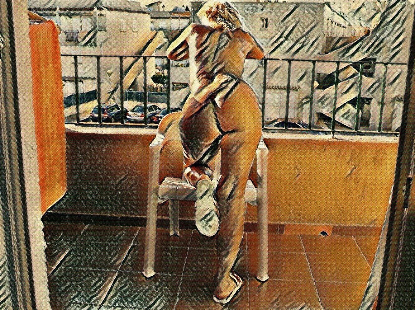 Sexy Balcony Damas
