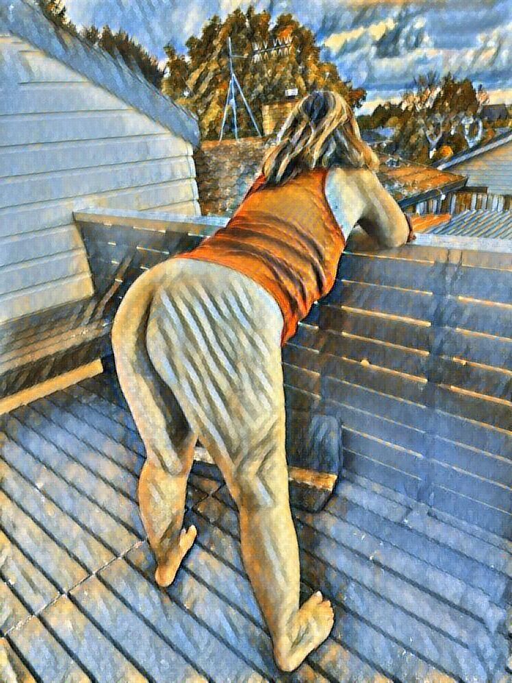 Sexy Balcony Damas