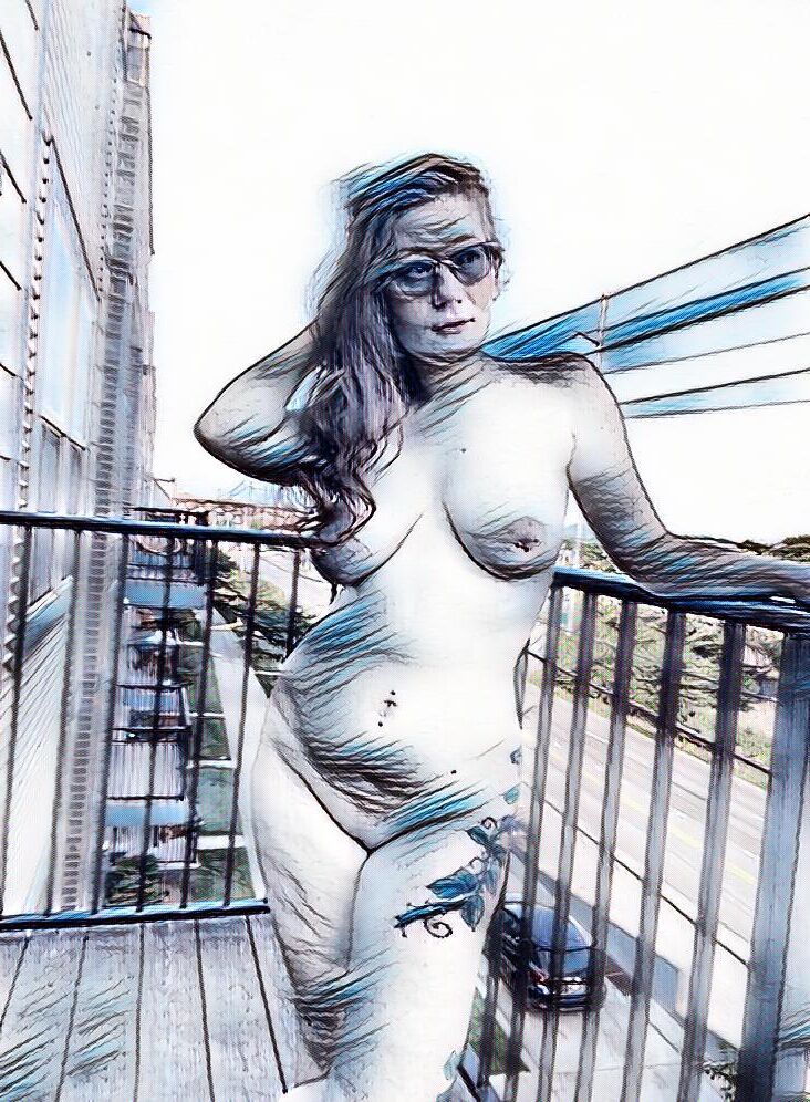 Sexy Balcony Damas