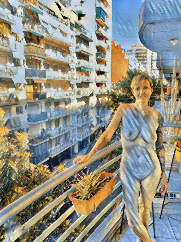 Sexy Balcony Damas