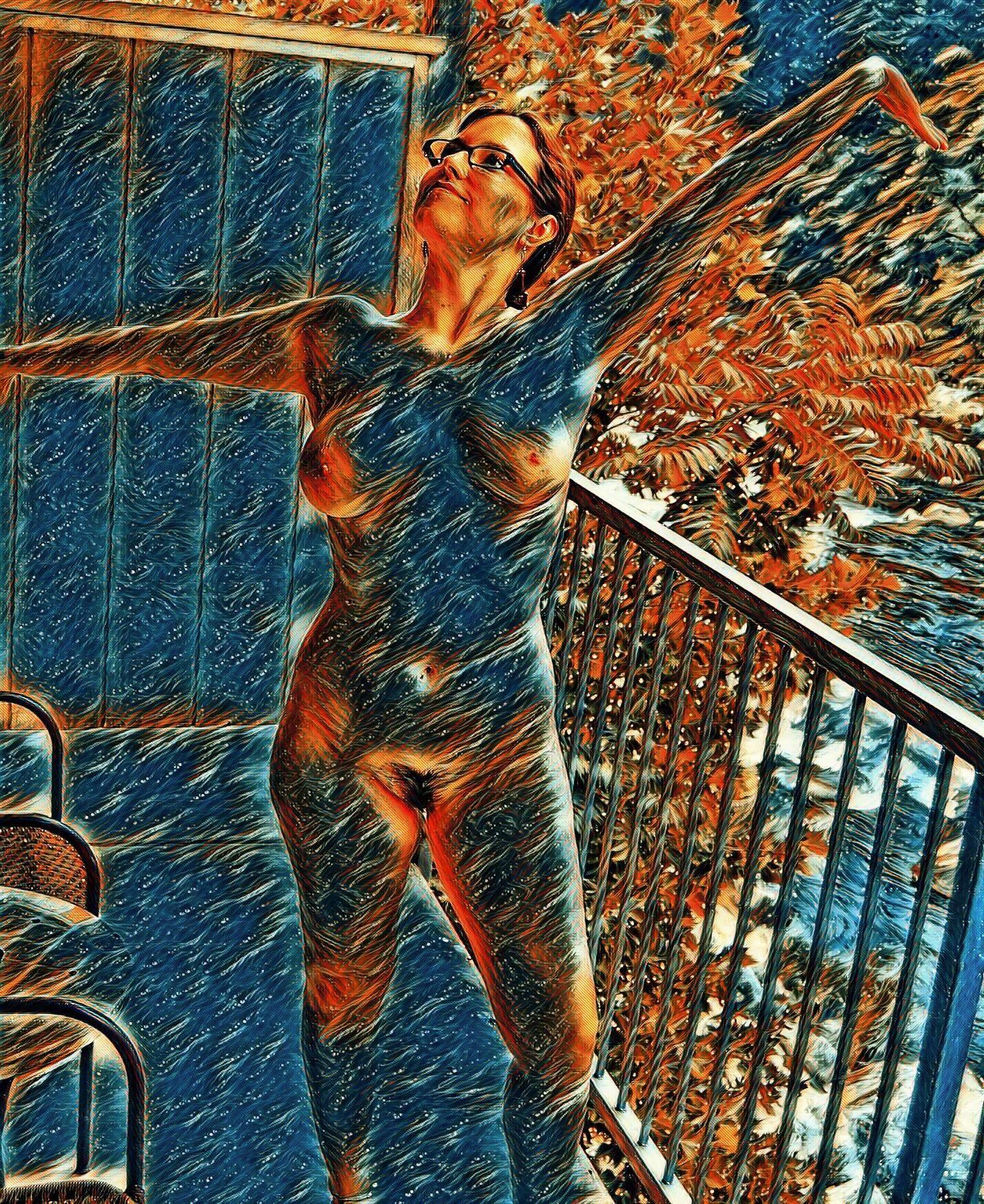 Sexy Balcony Damas
