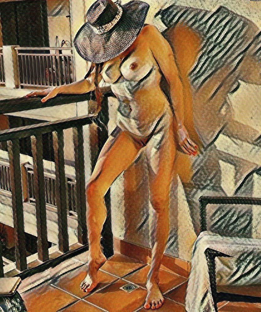 Sexy Balcony Damas