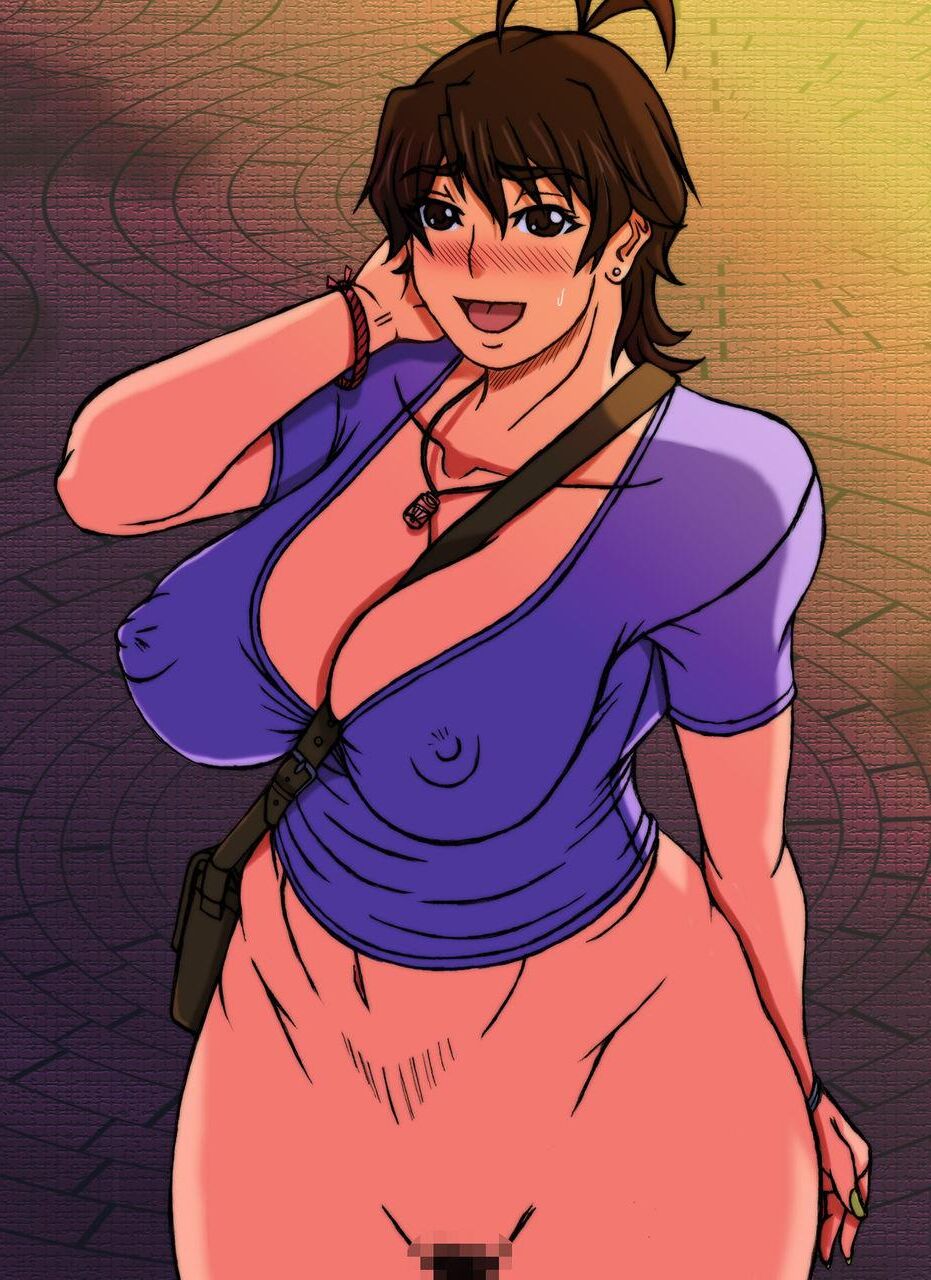 Bottomless brunette D drawing artwork flashing / voyeur