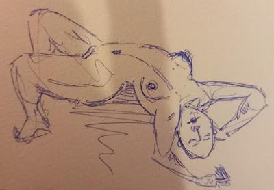 Desenhos femininos nus
