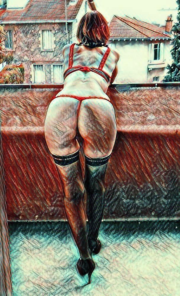 Sexy Balcony Damas