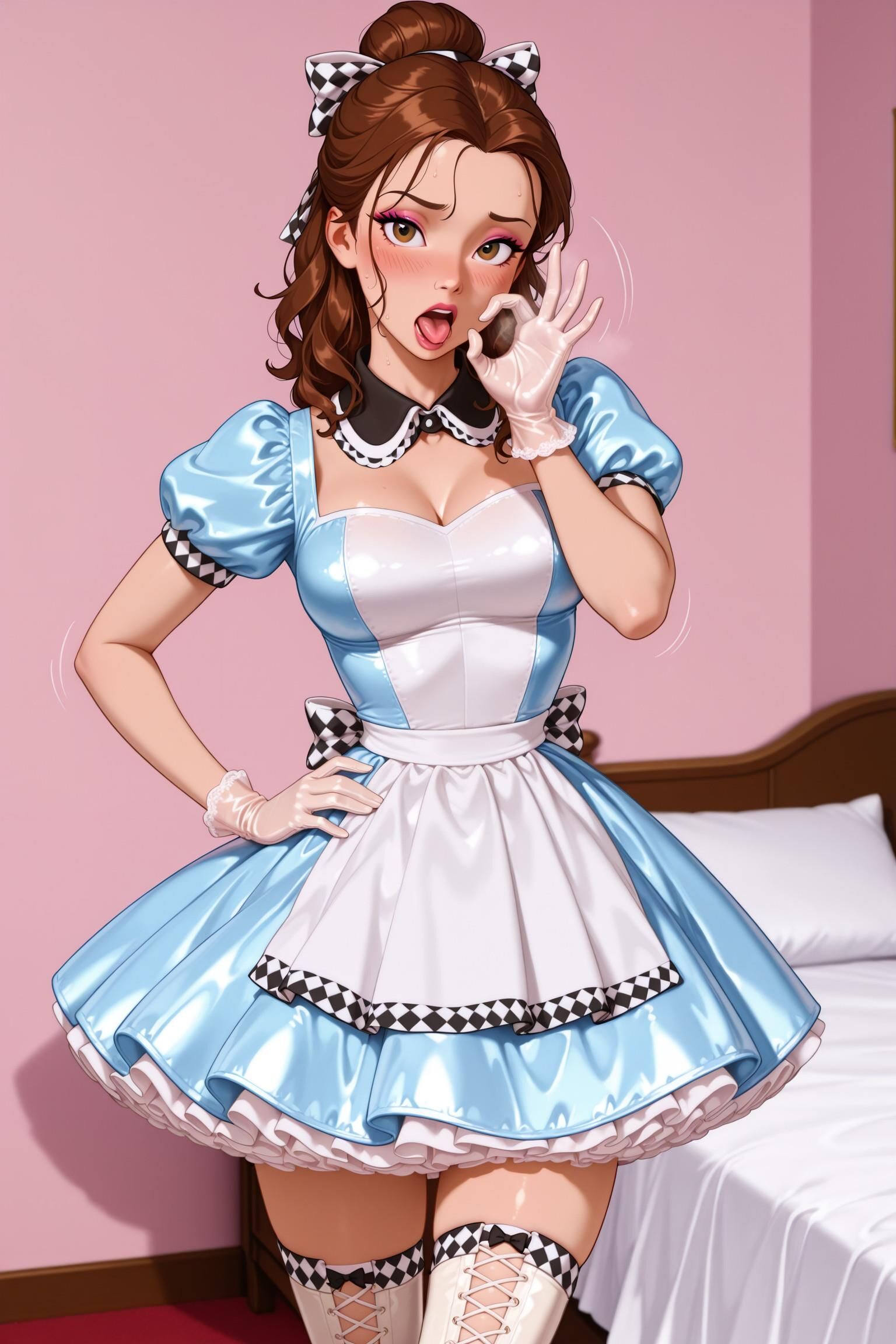 Vestido de Maid de Belle X Alice