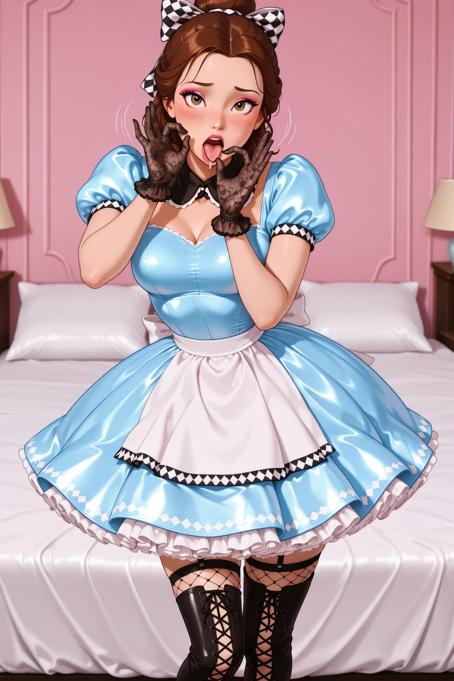 Vestido de Maid de Belle X Alice
