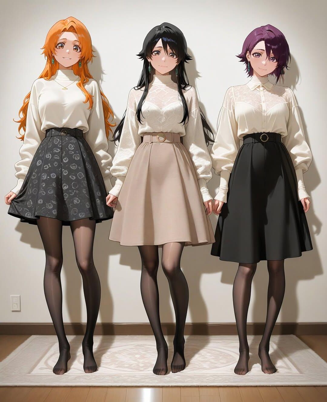 Algumas garotas fofas de IA/anime