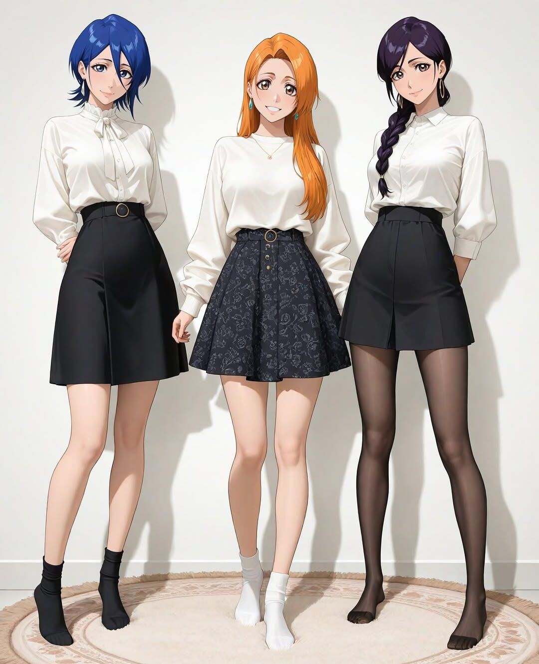 Algumas garotas fofas de IA/anime