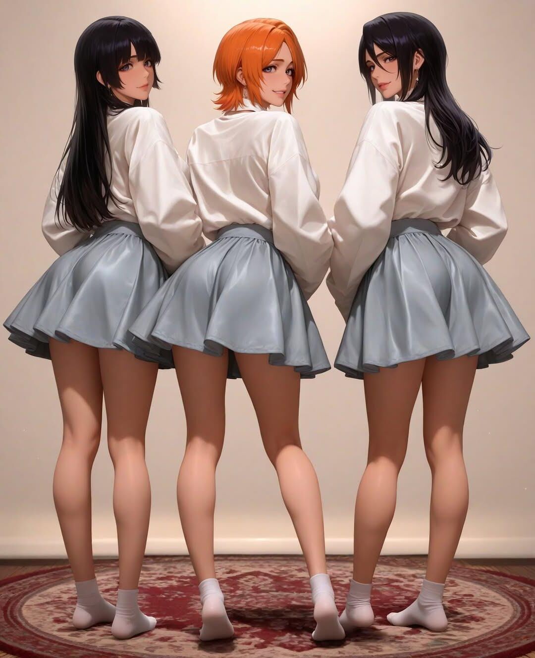 Algumas garotas fofas de IA/anime